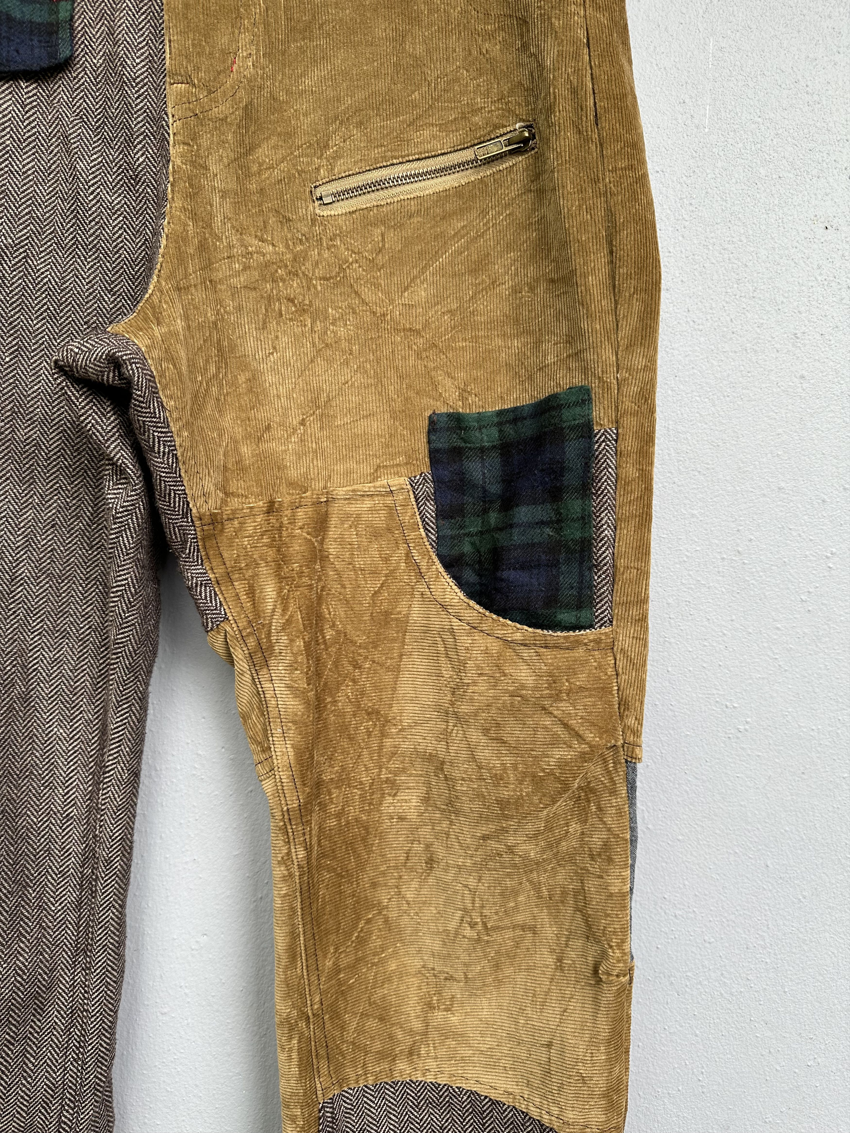Kapital Brth Breath Reconstructed Hybrid Reworked Patchwork Pant Size US 34 / EU 50 - 11 Thumbnail
