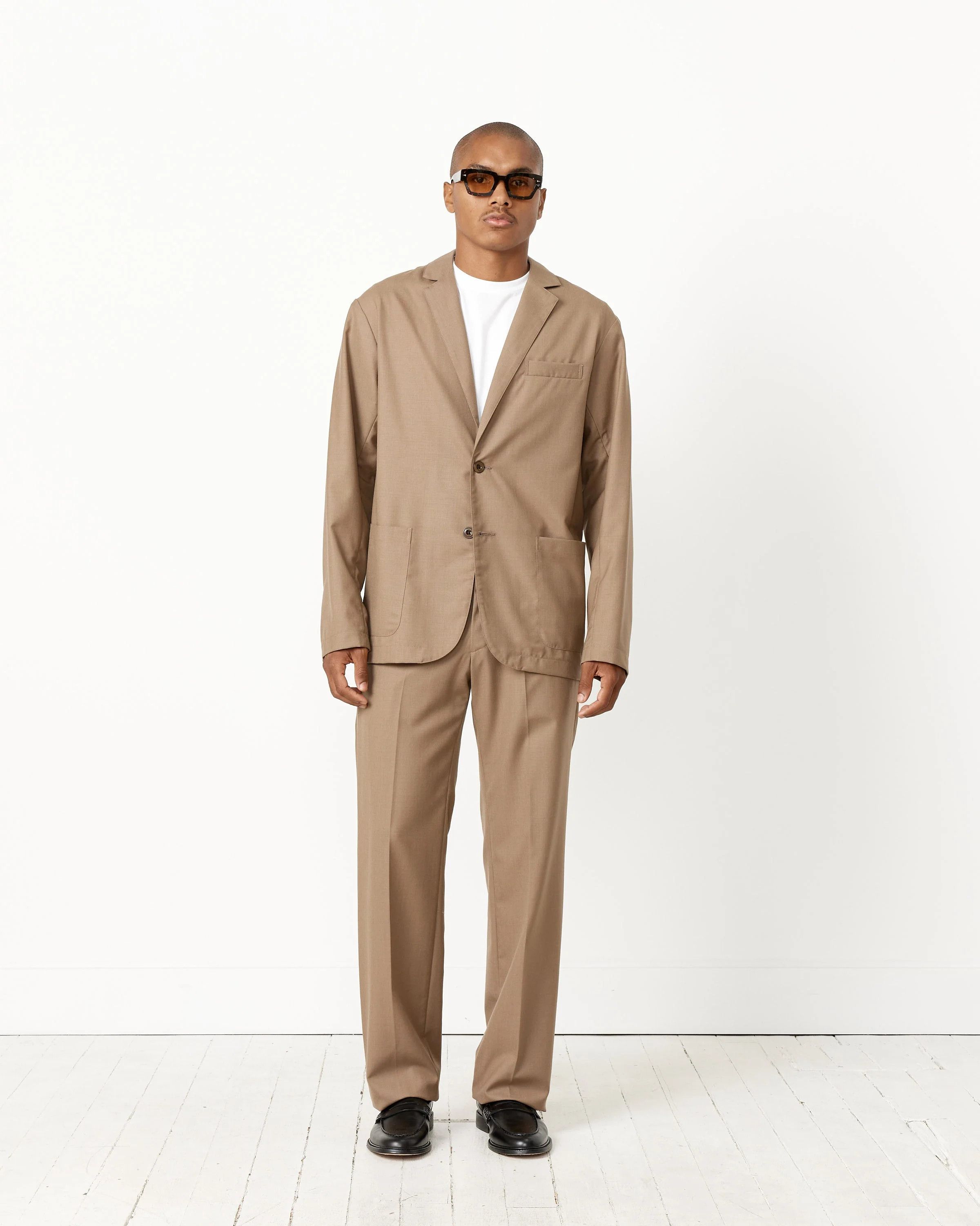 SMOCK Tropical Wool Blazer Size 42L - 2 Thumbnail