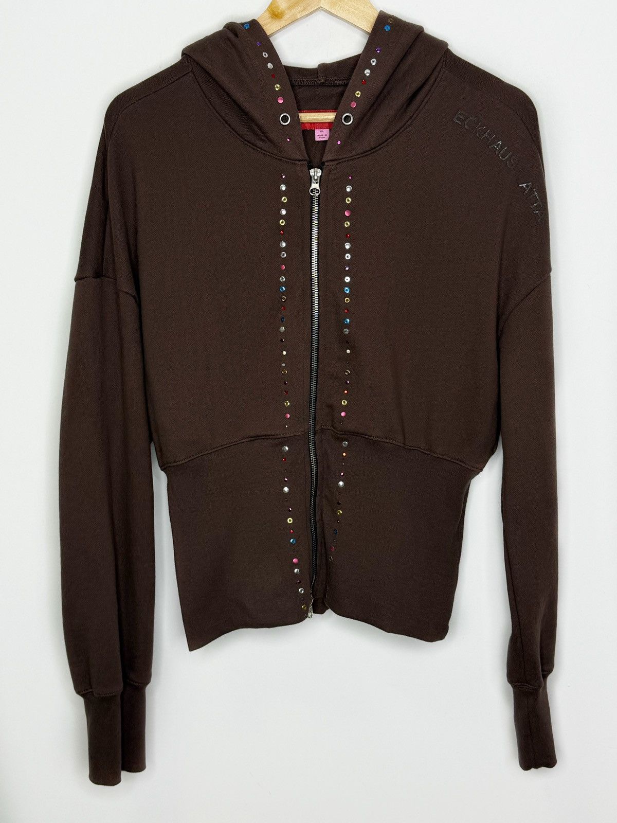 Eckhaus Latta ECKHAUS LATTA Zip Hoodie Size US XL / EU 56 / 4 - 2 Thumbnail