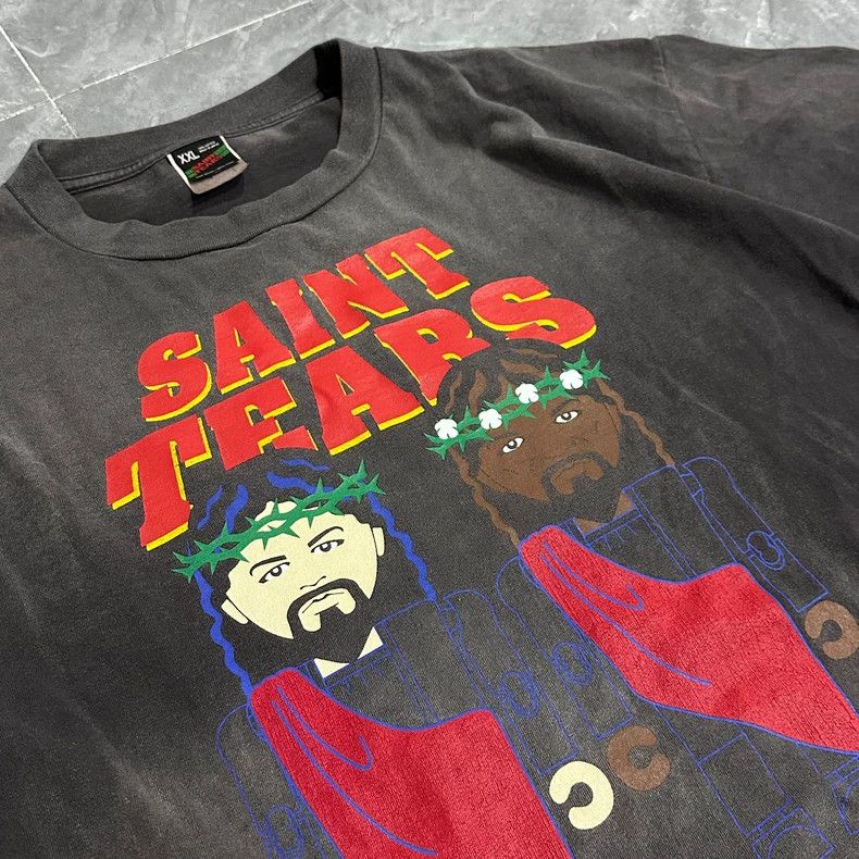 Saint Michael Saint Michael Wash to make old black Lego God short sleeves Size US XXL / EU 58 / 5 - 3 Thumbnail