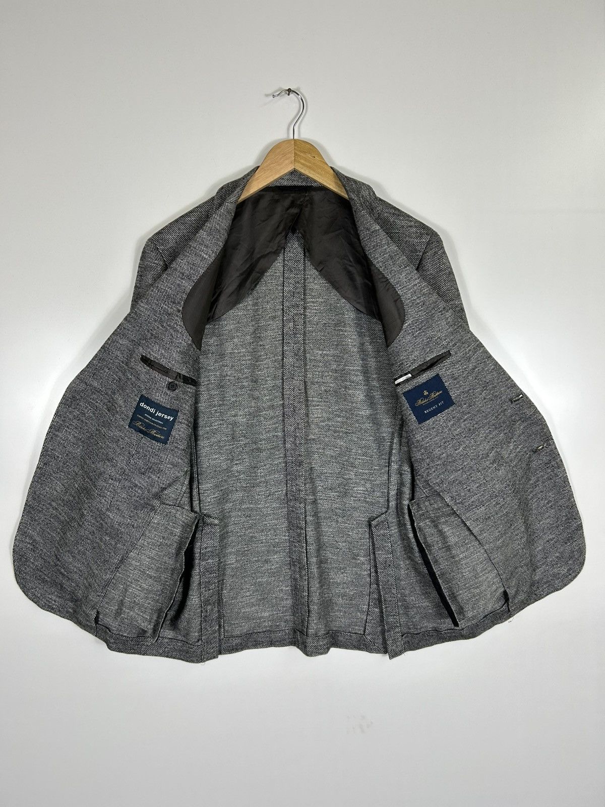 Brooks Brothers 🔥Brooks Brothers Dondi Jersey Single Breast Coat Size 40S - 8 Thumbnail
