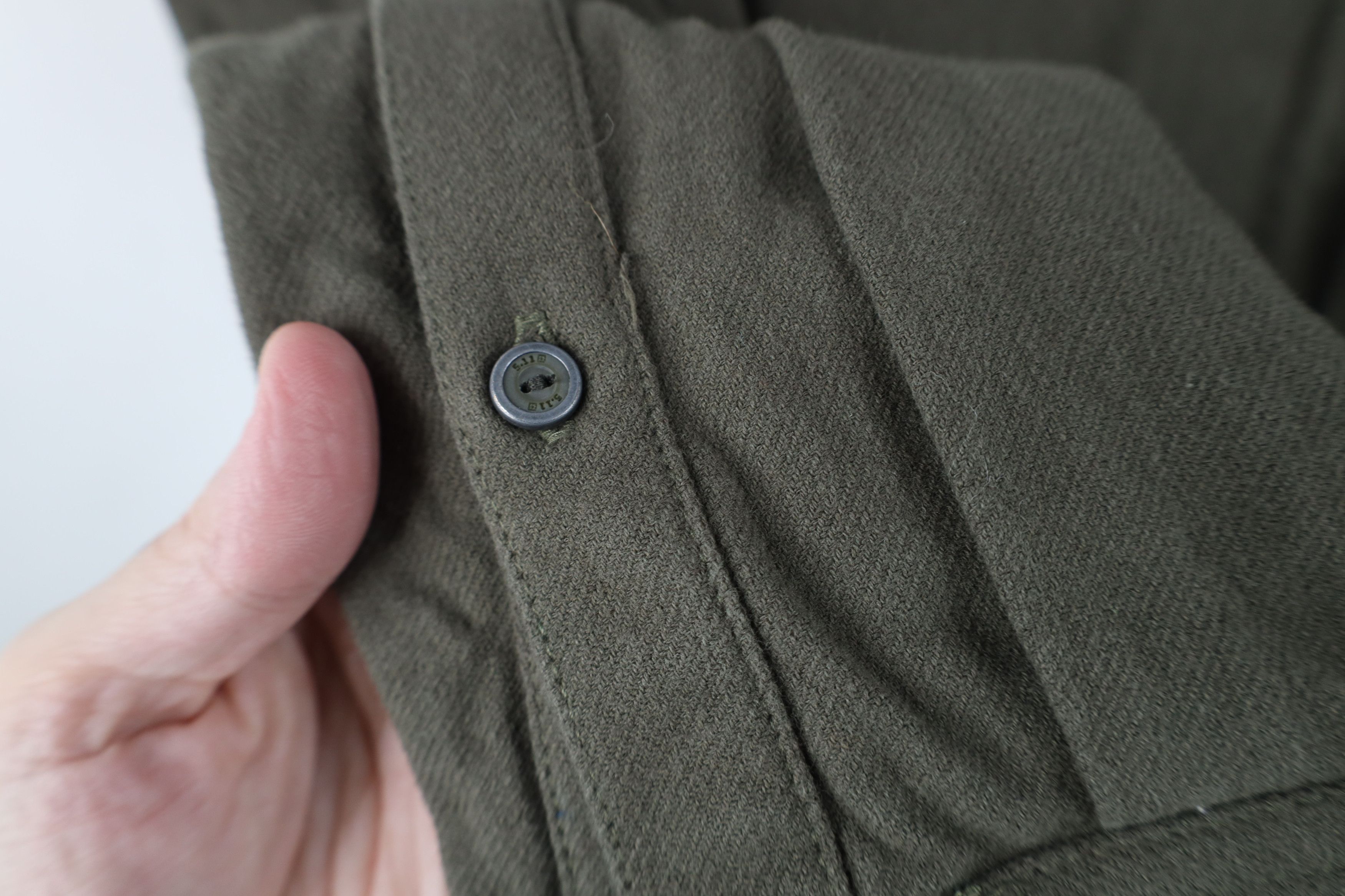 Vintage 5.11 Tactical Series Long Sleeve Snap Button Shirt Green Size US L / EU 52-54 / 3 - 8 Thumbnail