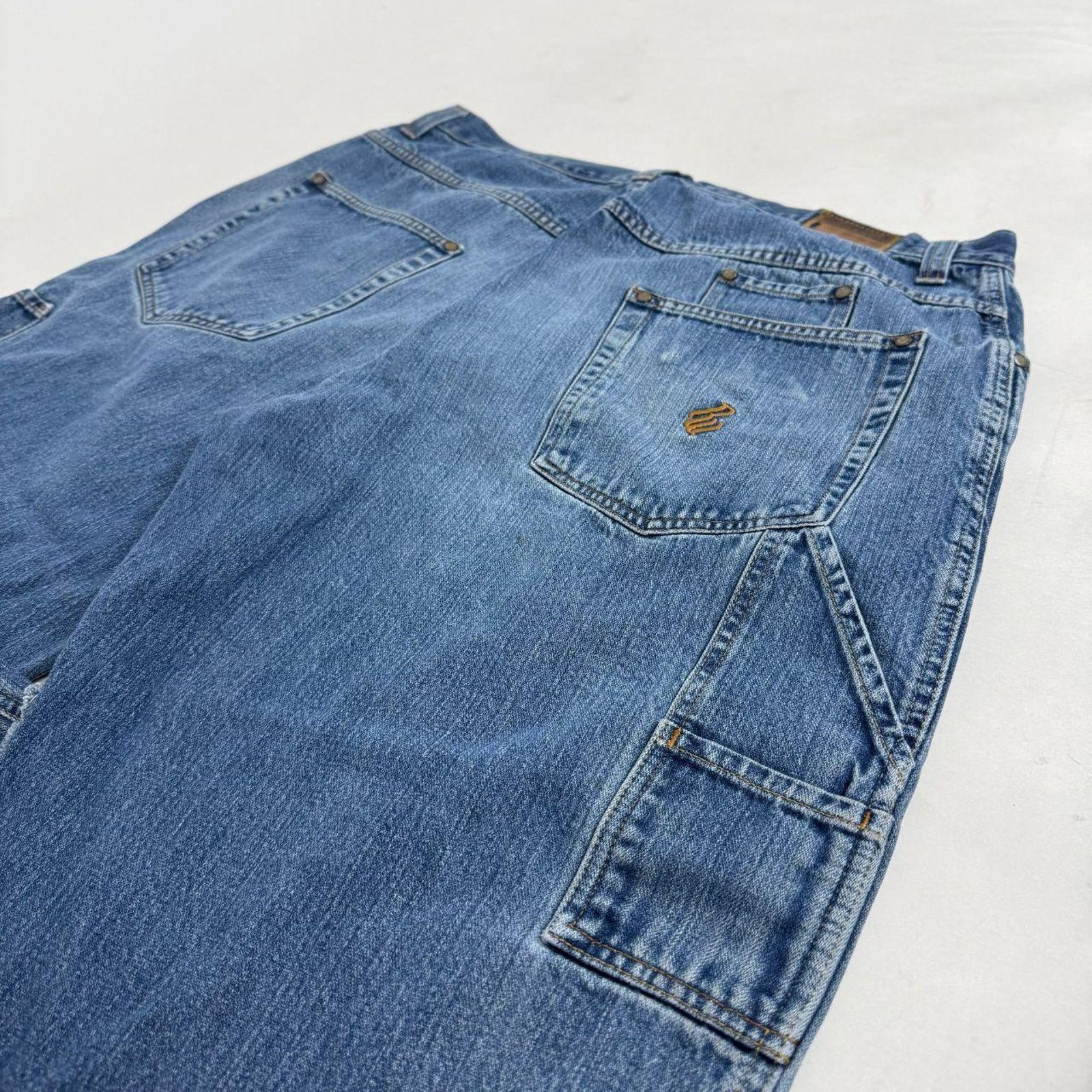 JNCO × Rocawear × Vintage Vintage y2k rocawear faded distressed baggy wide leg jeans Size US 38 / EU 54 - 2 Thumbnail