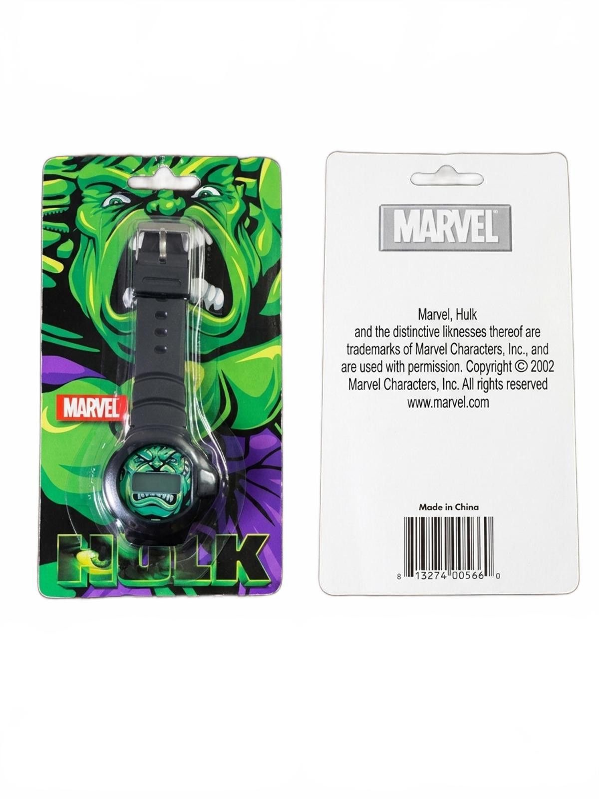 Marvel Comics 2002 Marvel Hulk Digital Watch with Black Strap Size ONE SIZE - 1 Preview
