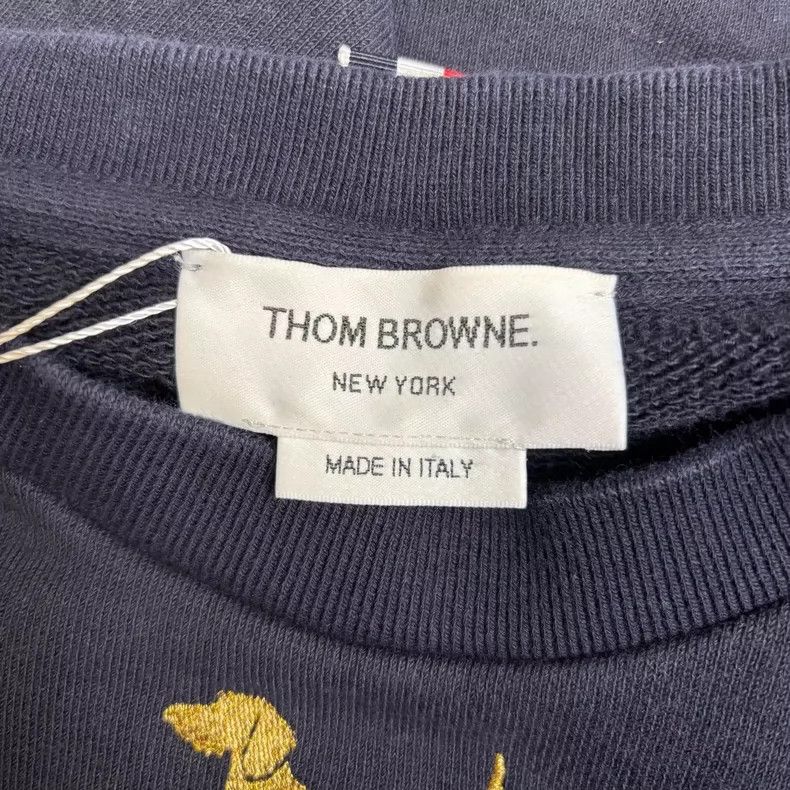 Thom Browne Thom Browne Dog hoodie with lots of stamps Size US M / EU 48-50 / 2 - 4 Thumbnail