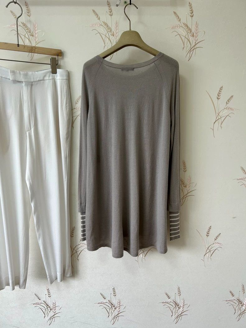 Loro Piana LORO PIANA A creamy white pure cashmere dress Size M / US 6-8 / IT 42-44 - 2 Thumbnail