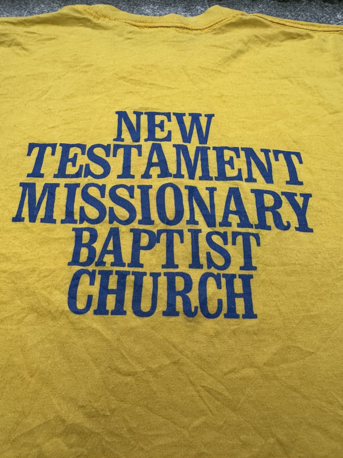 Vintage Vintage 90s God Church T Shirt Jesus Christ y2k Made In USA Size US M / EU 48-50 / 2 - 24 Thumbnail