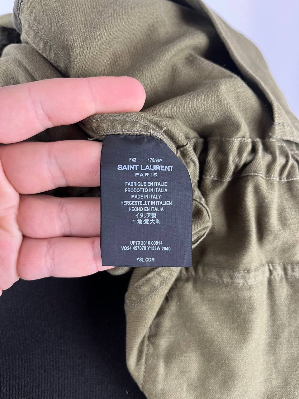 Saint Laurent Paris Saint Laurent Paris Love Patch Military F2 Field Jacket Size M / US 6-8 / IT 42-44 - 10 Thumbnail