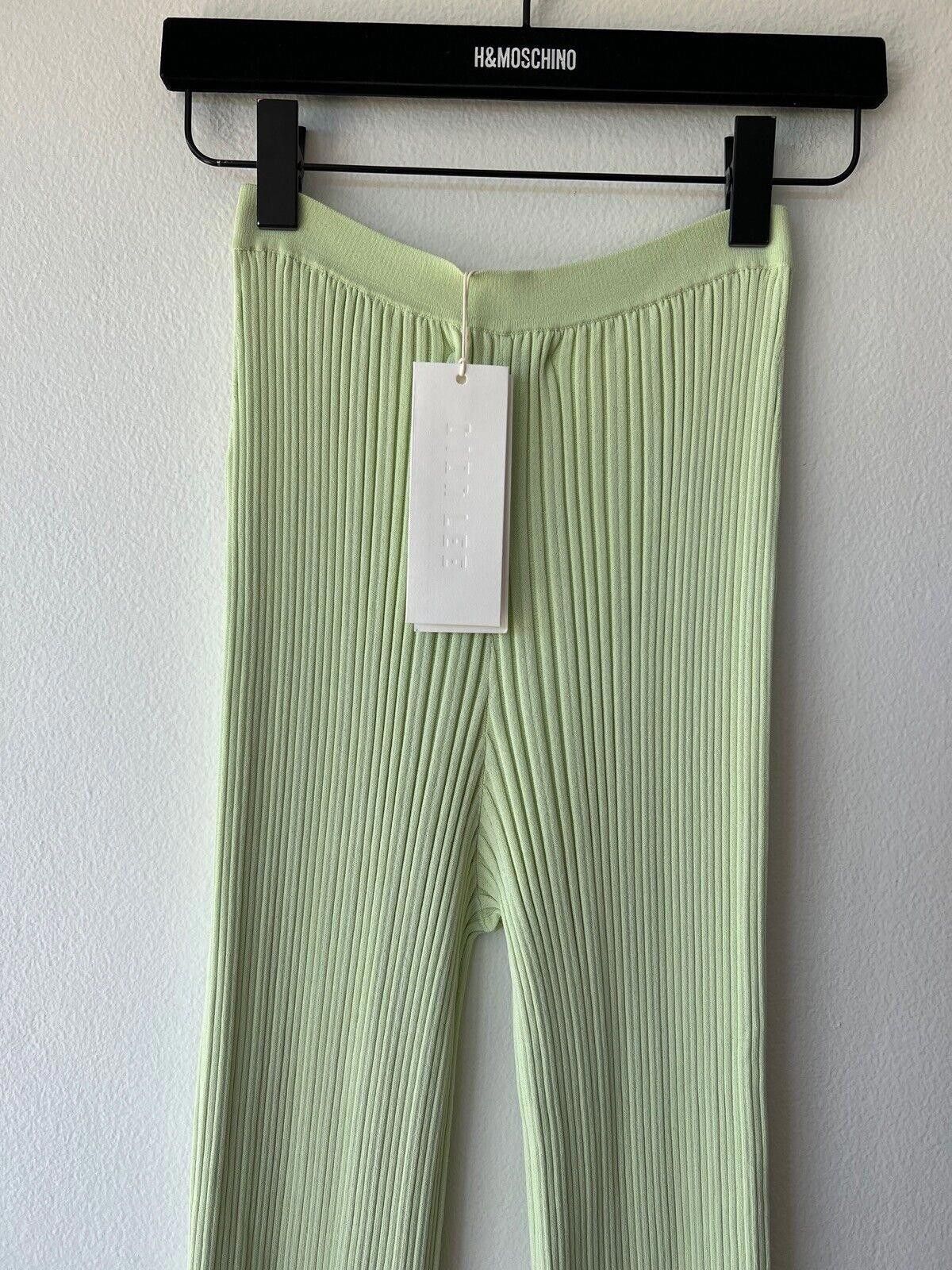 Dion Lee New dion lee float rib pant knit knitted rib small s 8 green Size 28" / US 6 / IT 42 - 6 Thumbnail