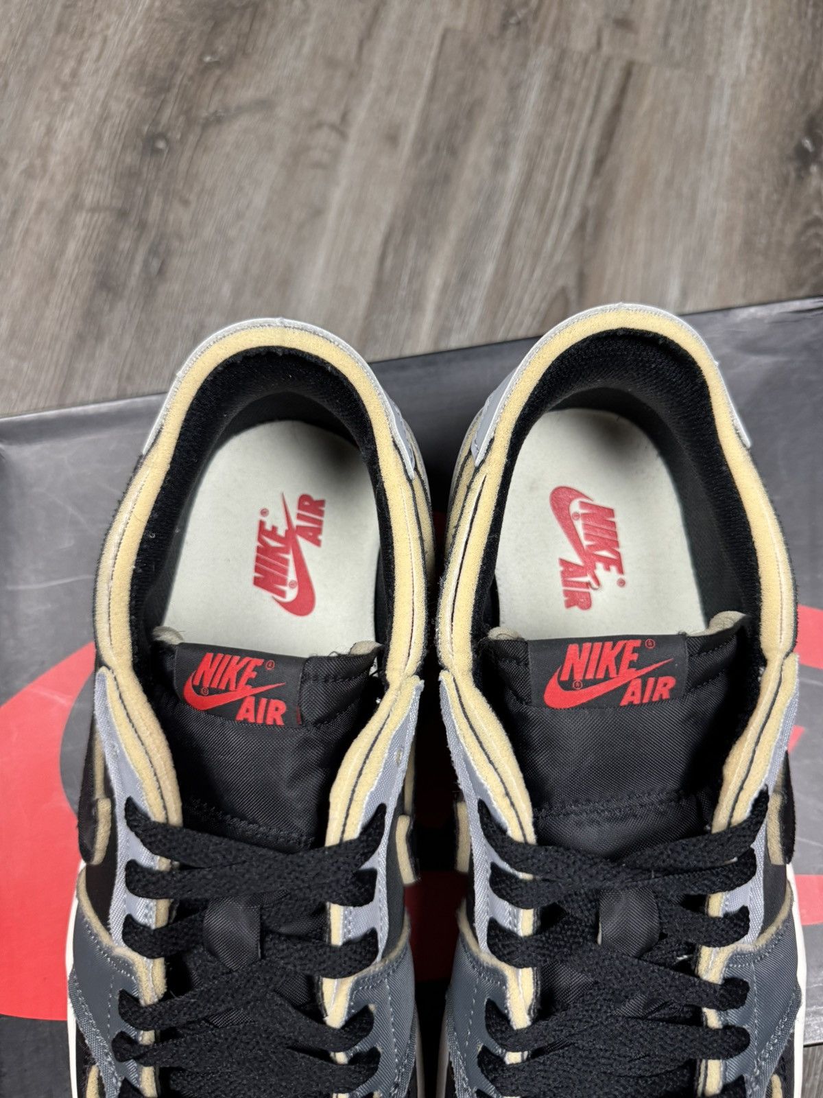 Jordan Brand Jordan 1 Retro Low OG EX Dark Smoke Gray 2022 Size 11 Size US 11 / EU 44 - 4 Thumbnail
