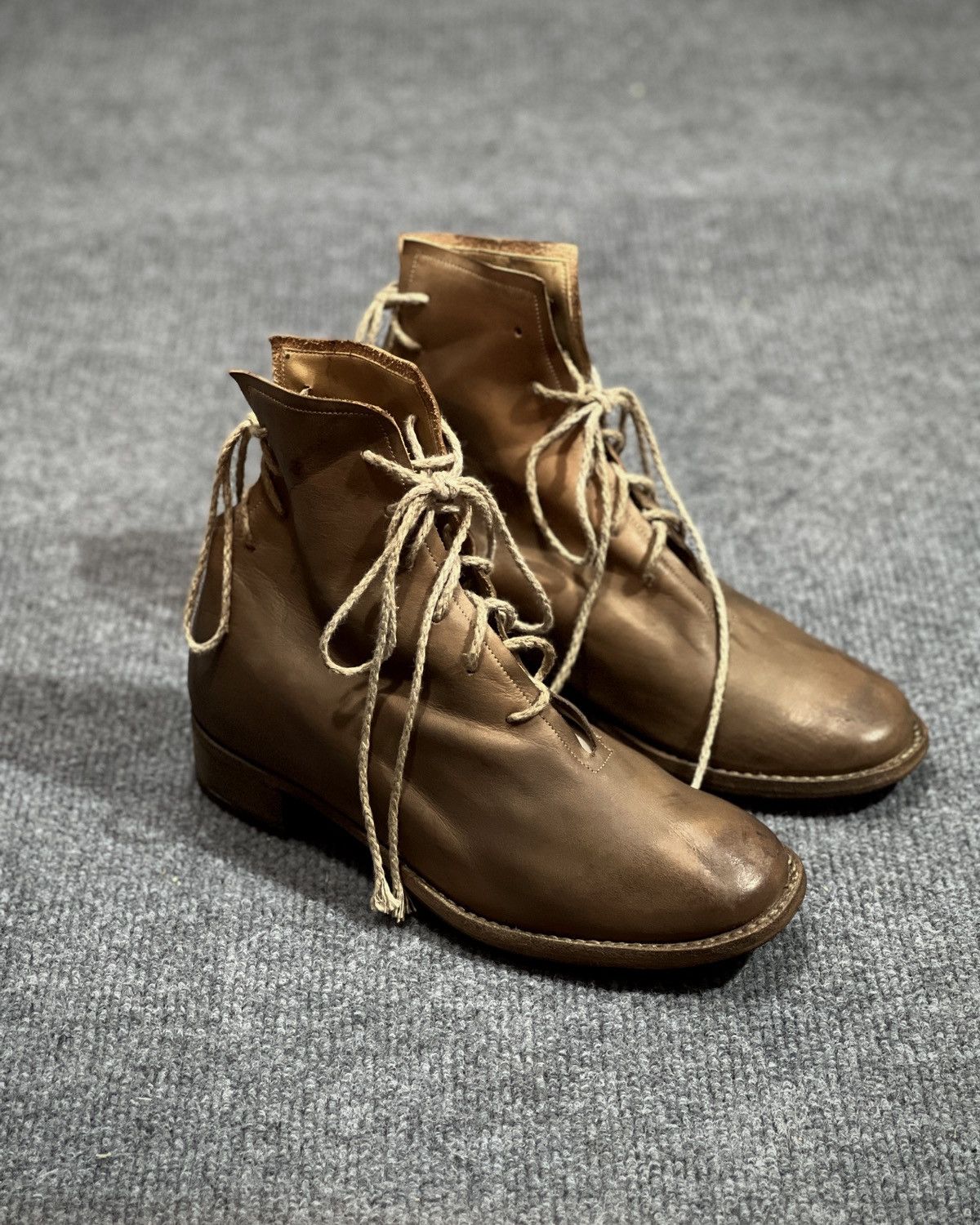 Cherevichkiotvichki Cherevichkiotvichki one piece lace up ankle boot Size US 8 / IT 38 - 3 Thumbnail