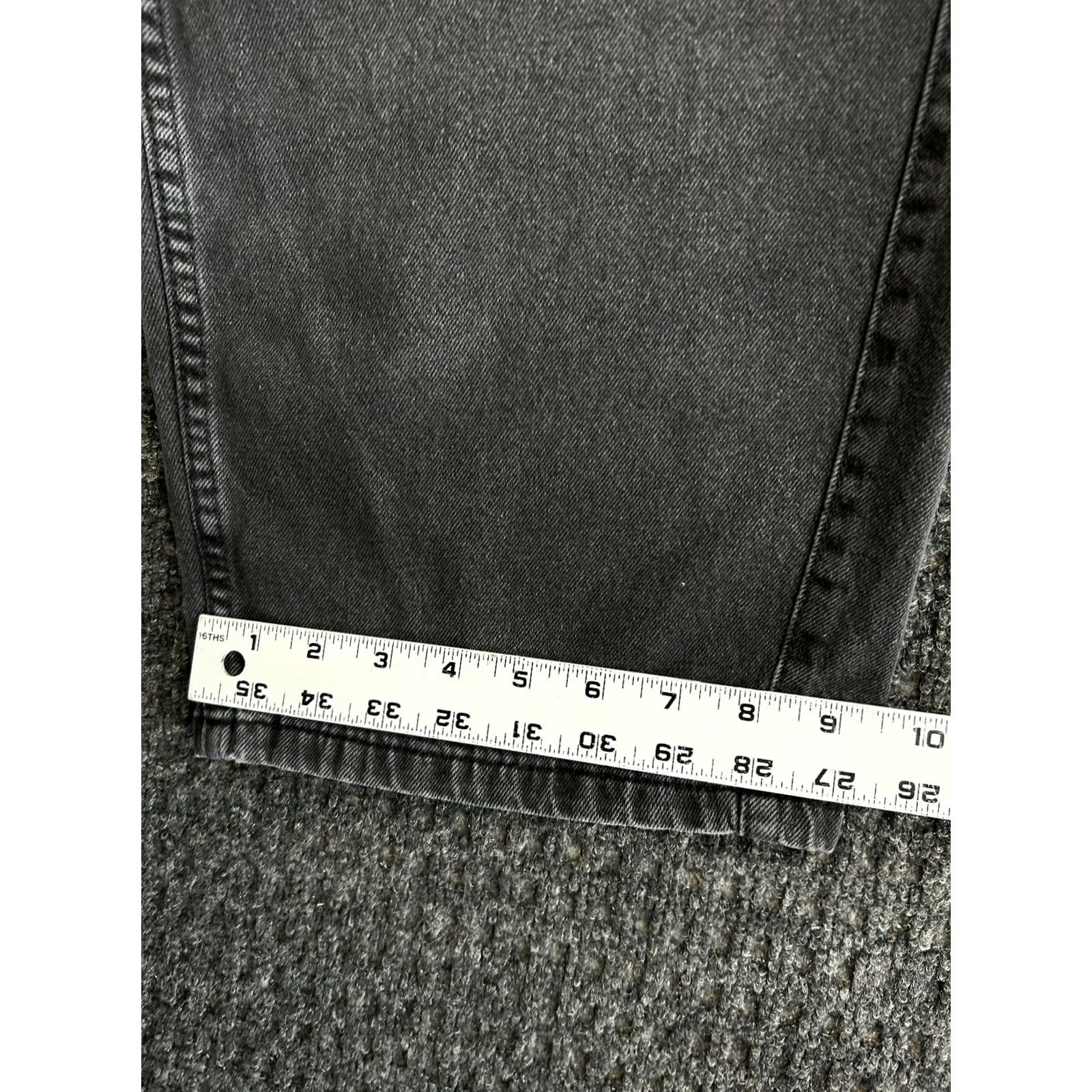 Vans VANS Womens Jeans 27 Curbside Trousers Barrel Wide Leg Baggy Faded Black Denim Pants Womens Size 27" / US 4 / IT 40 - 7 Thumbnail