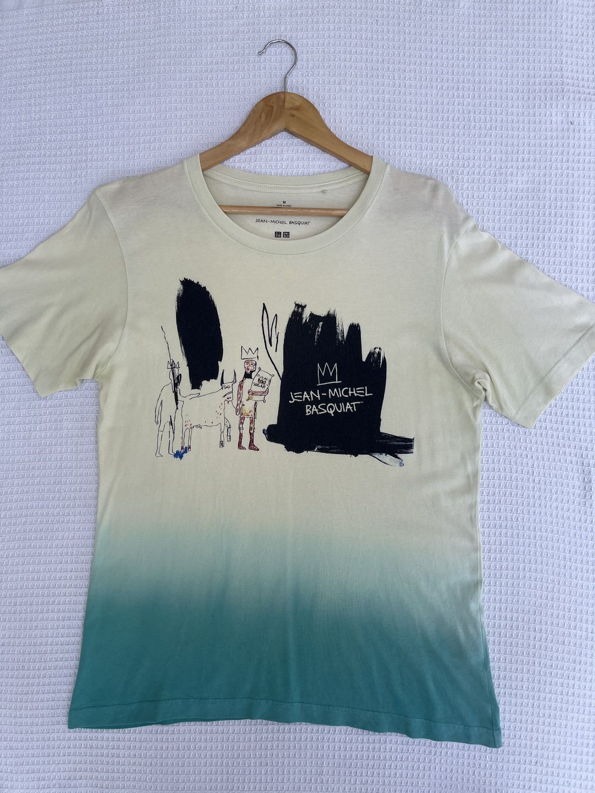 Jean-Michel Basquiat Last Drop🔥Rare🔥Jean Michel Basquiat X Uniqlo Arts T-Shirt Size US M / EU 48-50 / 2 - 7 Thumbnail