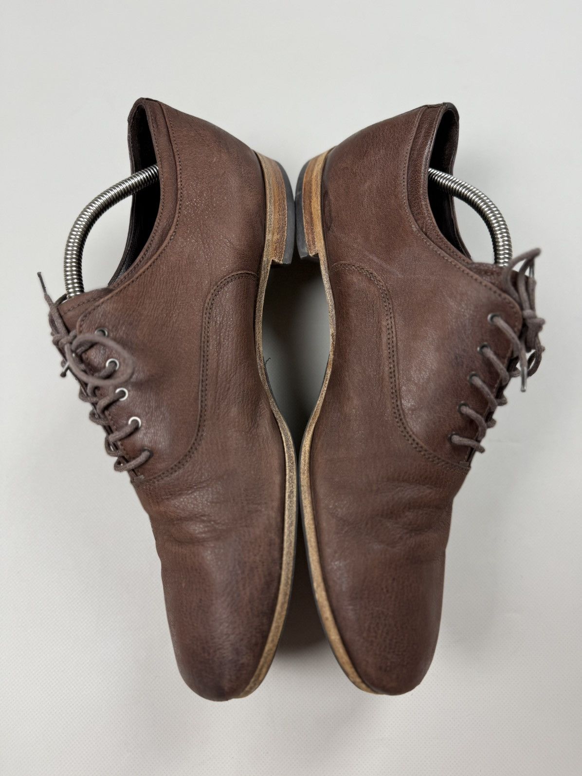 Prada Prada Men’s Leather Lace Up Formal Oxford Shoes Size US 10.5 / EU 43-44 - 17 Thumbnail