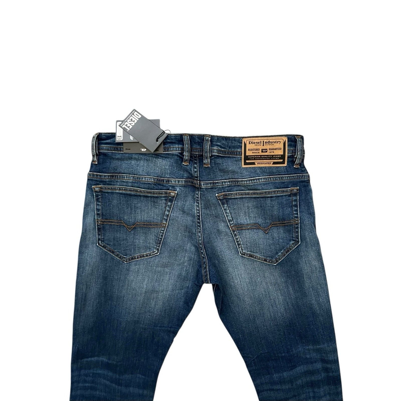 Diesel Diesel Mens Thommer Slim Fit Jeans RB062 Blue Size 32/32 Size US 32 / EU 48 - 3 Thumbnail