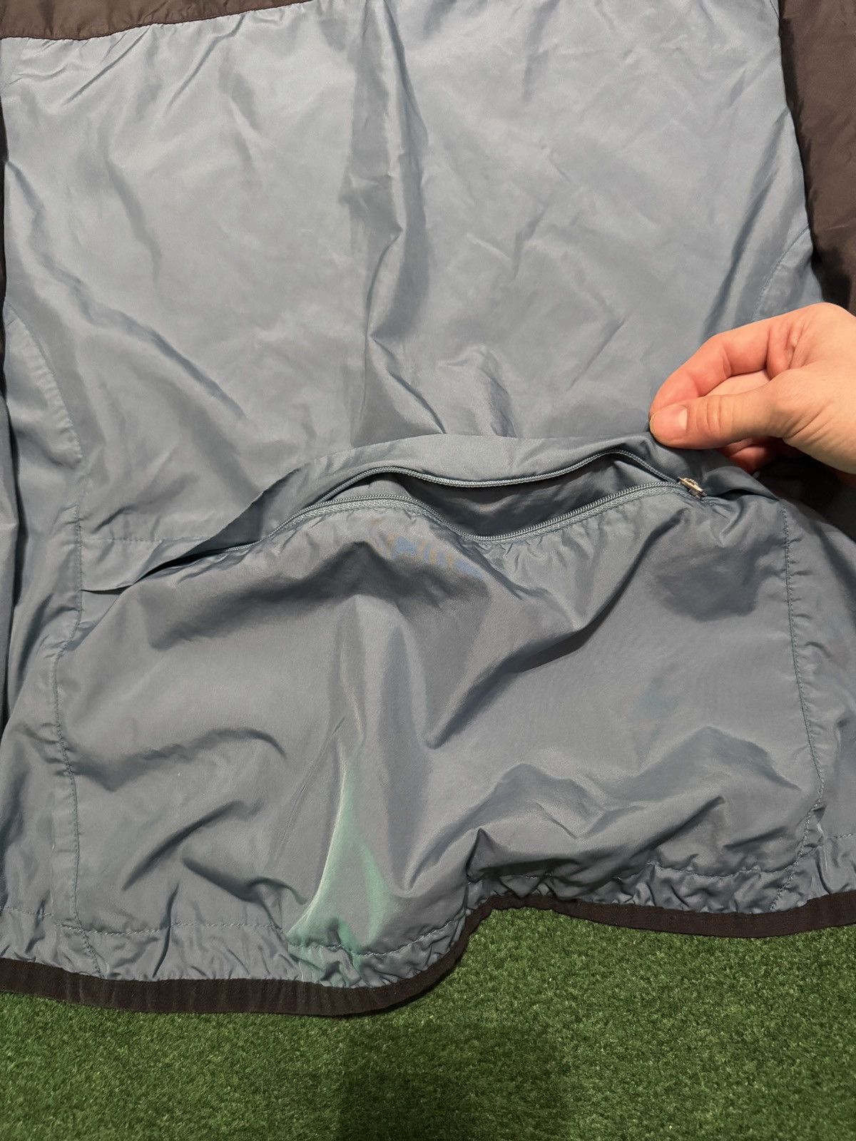 Nike Nike Windbreaker Full Zip Running Outdoor Gray Large Jacket Size L / US 10 / IT 46 - 7 Thumbnail