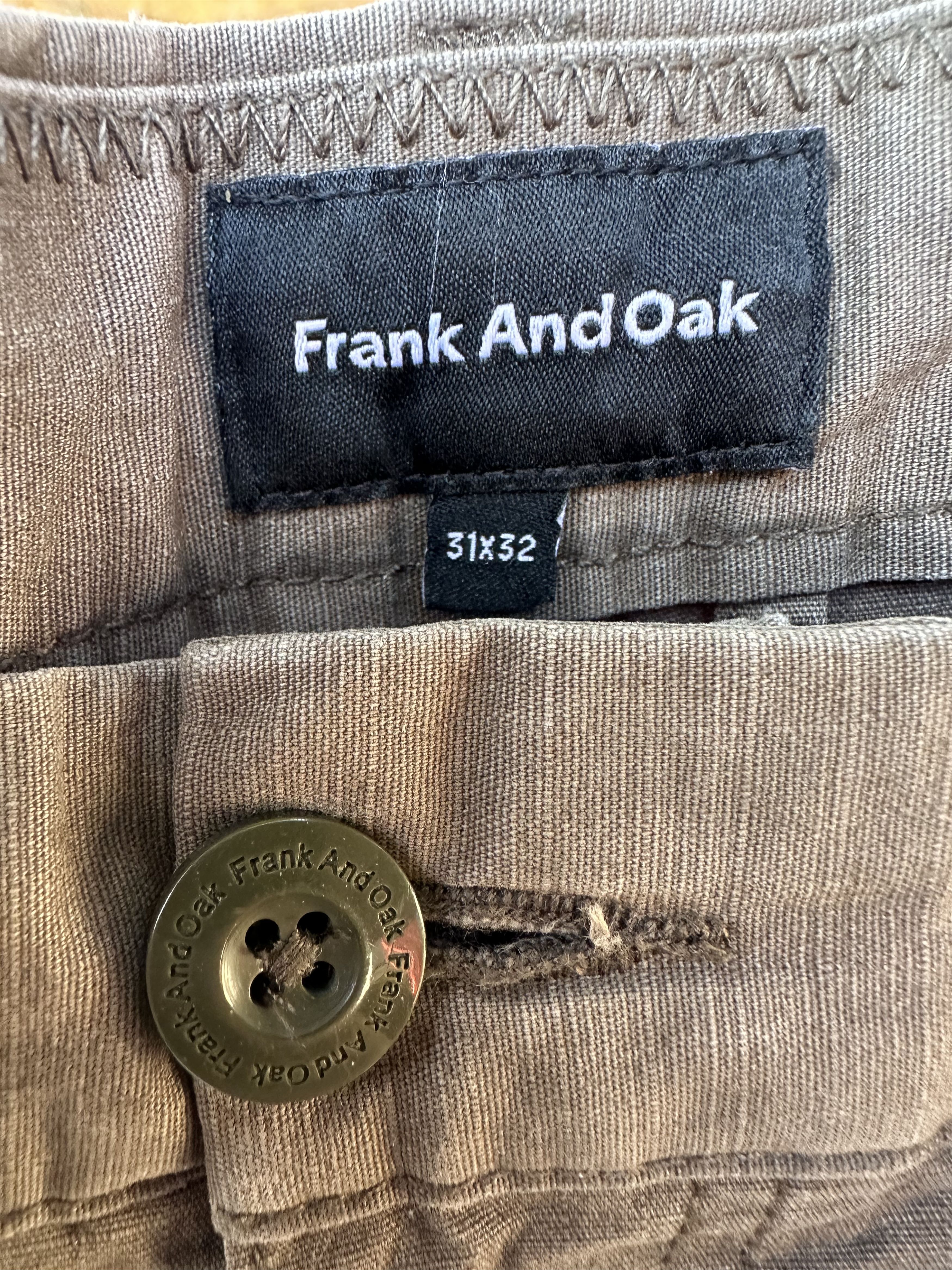 Frank & Oak Ossington Carpenter Pant in Khaki Green Size US 31 - 3 Thumbnail