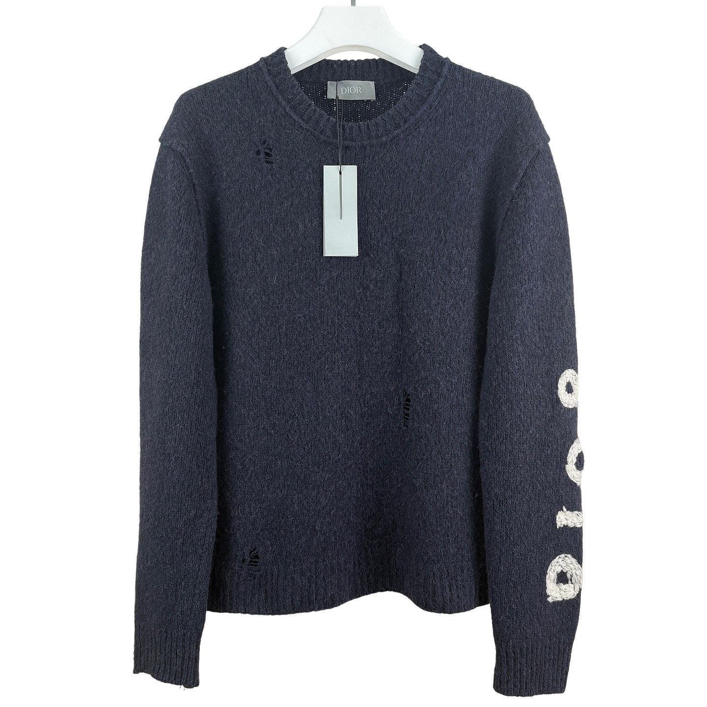 【美品】Dior JUDY BLAME ストレッチコットンデニム &ウールニット Dior Dior x Judy Blame Safety Pin Embroidered Sweater | Grailed
