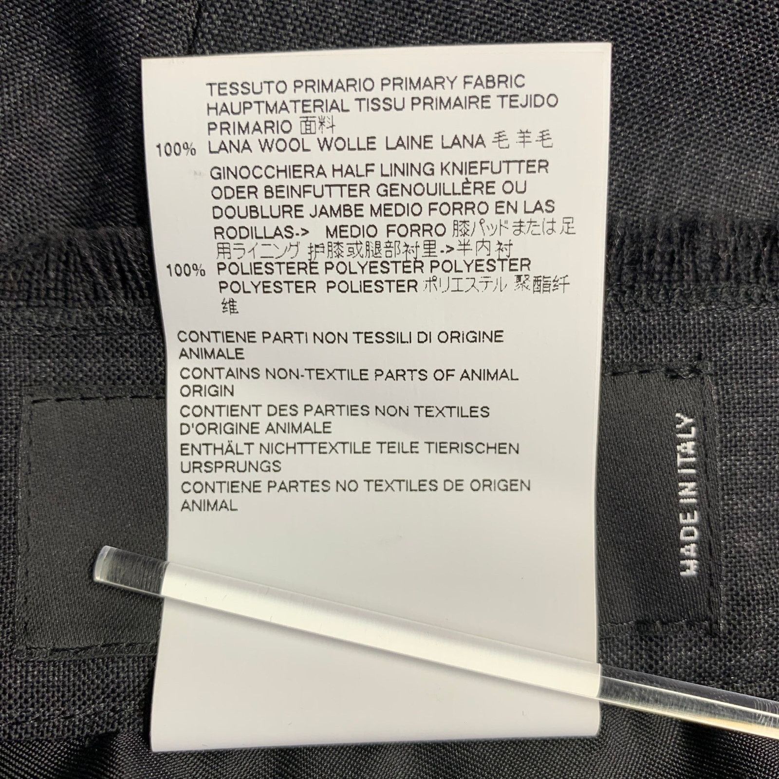 Dsquared2 DSQUARED2 Grey Black Checkered Wool Raw Edge Dress Pants Size US 38 / EU 54 - 7 Thumbnail