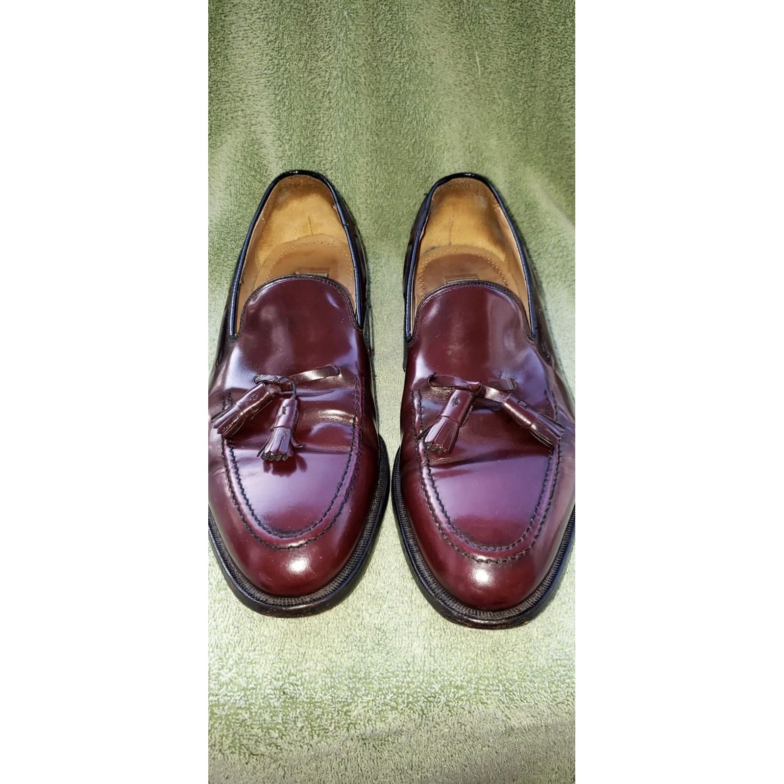 Johnston & Murphy Johnston & Murphy Men's Loafer Dress Brown Tassels Boat Lace Leather 11D/B Mens Shoes Size US 11 / EU 44 - 3 Thumbnail