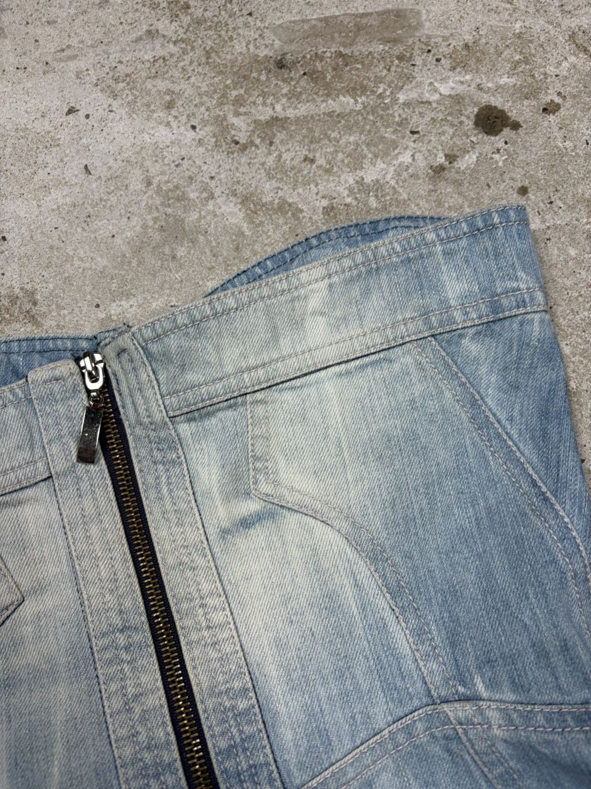 Just Cavalli Vintage 2000s Just Cavalli Denim Jeans Corset Top Zip Up Size M / US 6-8 / IT 42-44 - 11 Thumbnail