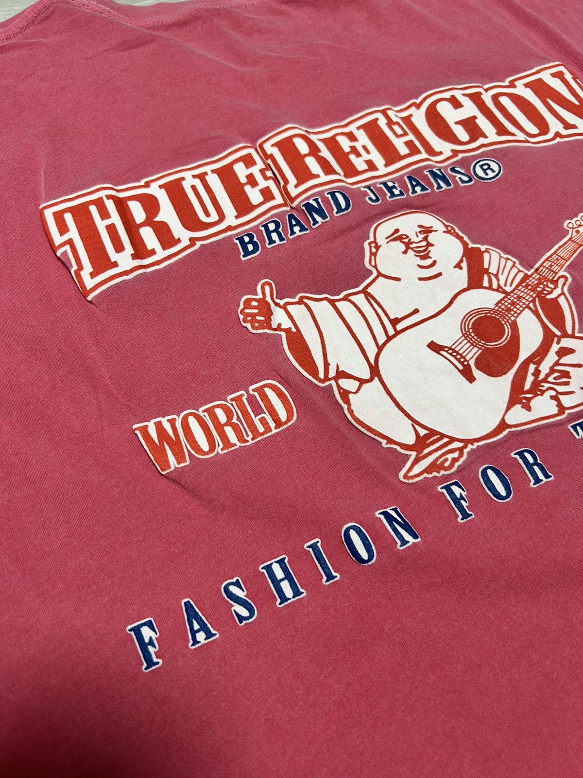 Japanese Brand Vintage Big Logo TRUE RELIGION BUDA size XXL Size US XXL / EU 58 / 5 - 5 Thumbnail