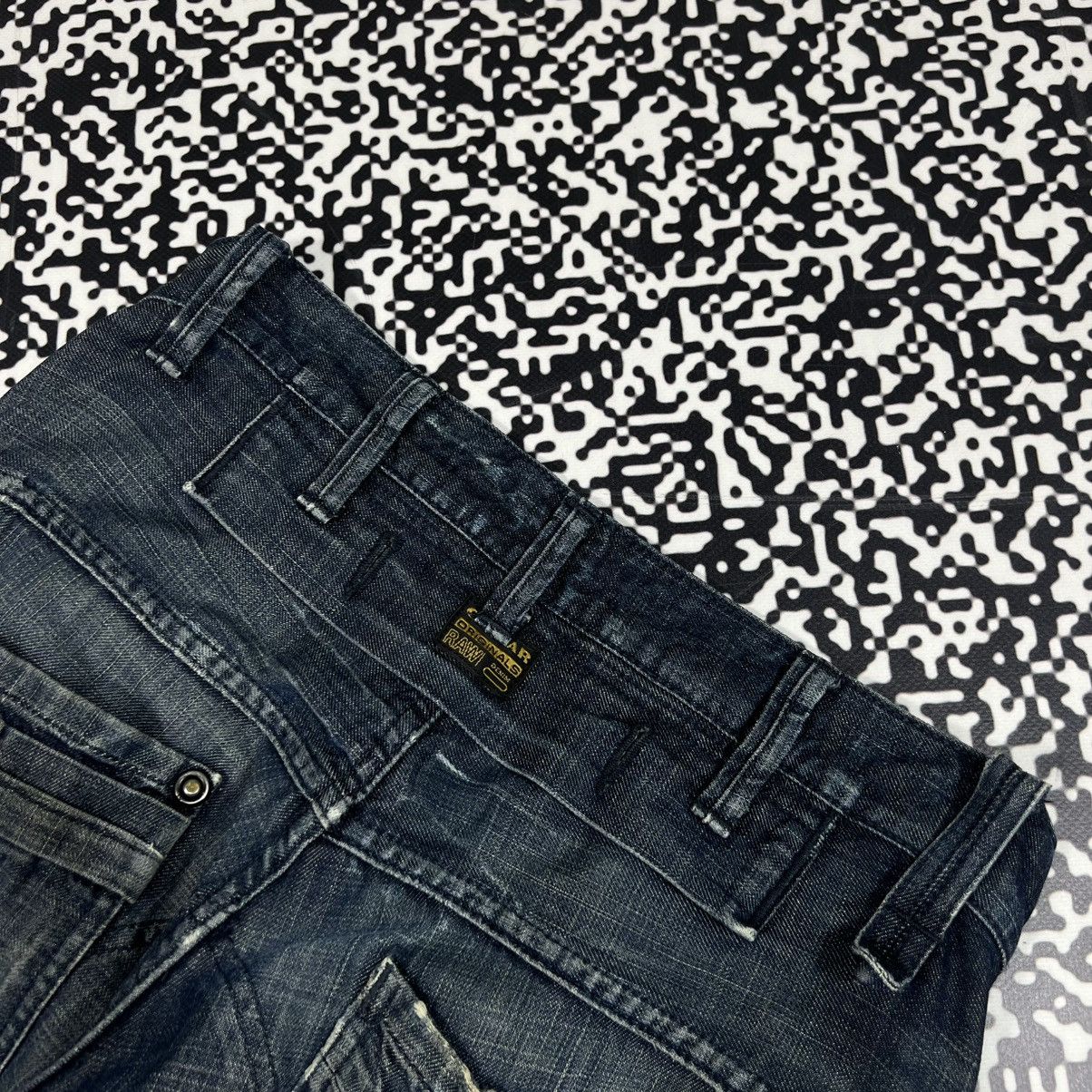 G-Star Vintage Y2K G Star Raw Japanese Style Denim Distressed Jeans Size US 30 / EU 46 - 14 Thumbnail
