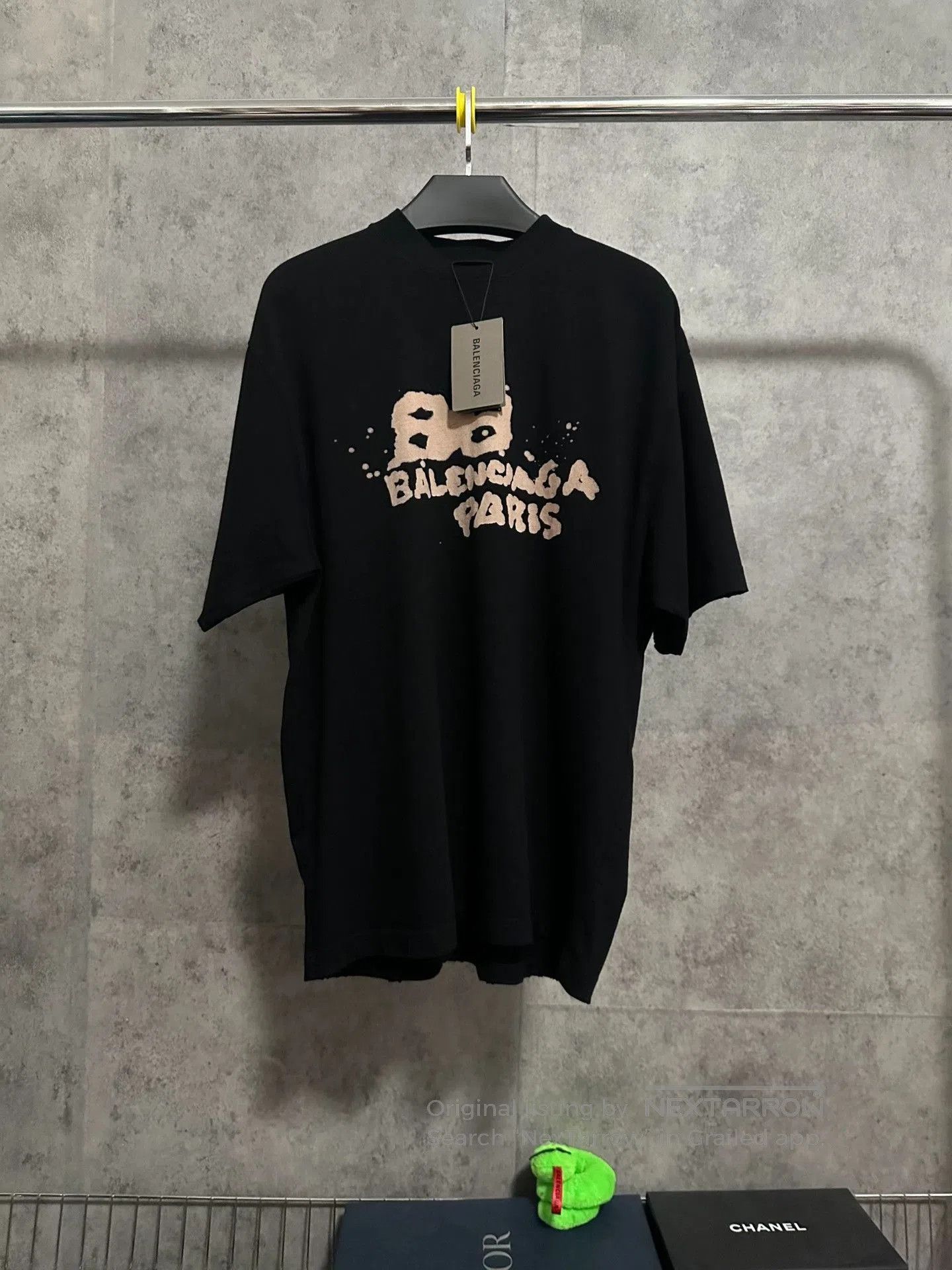 Balenciaga balenciaga black ink splash t. Size US S / EU 44-46 / 1 - 1 Thumbnail