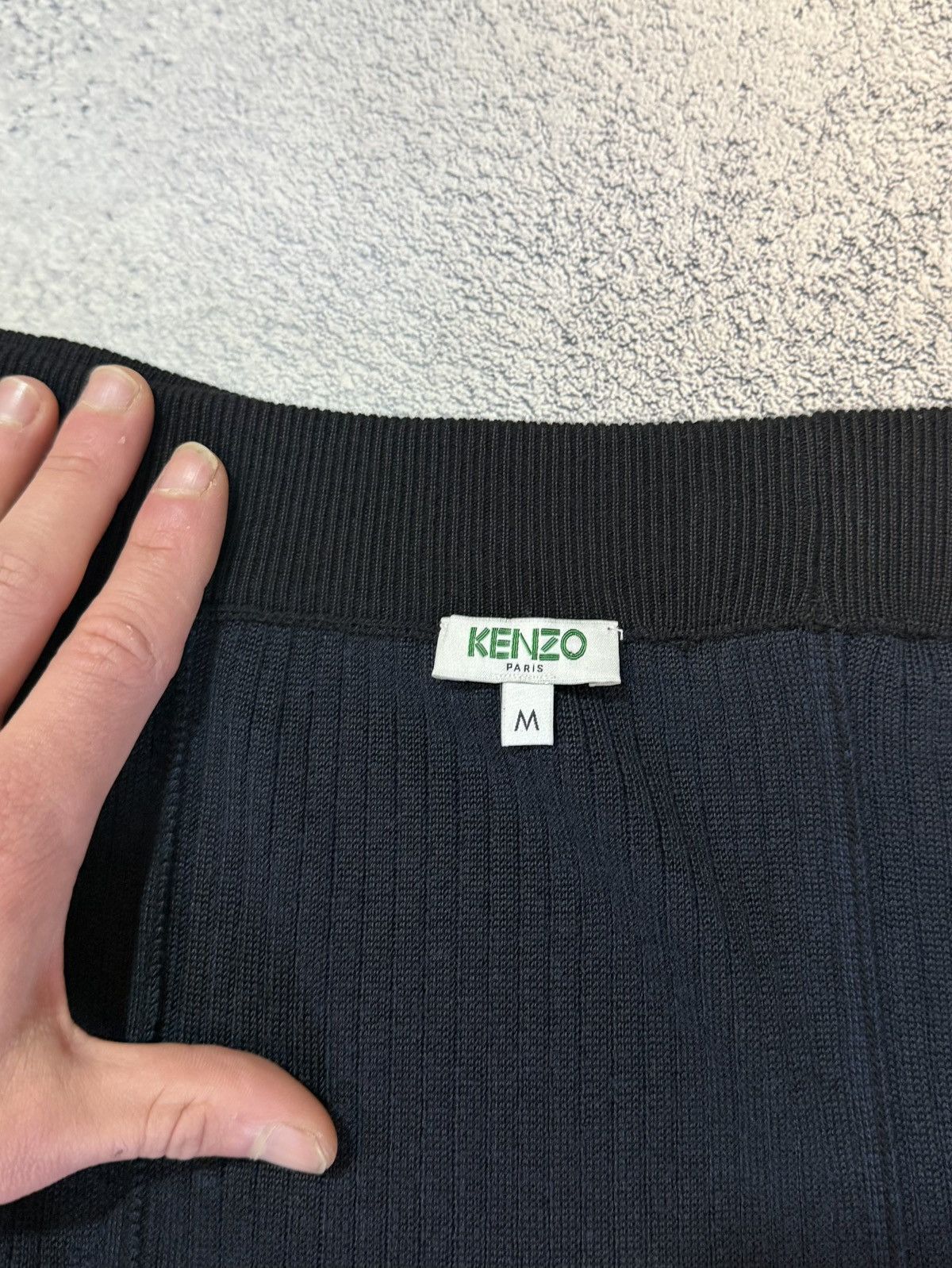 Kenzo KENZO Paris Ribbed Knit Pleated Midi Skirt Stripe Lurex Sz M Size 28" / US 6 / IT 42 - 5 Thumbnail