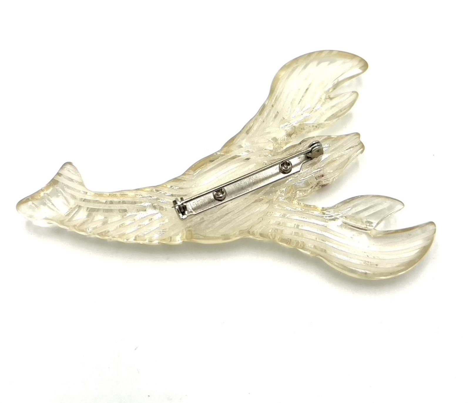 Other Clear Lucite Lobster/Crawfish Brooch Size ONE SIZE - 2 Thumbnail