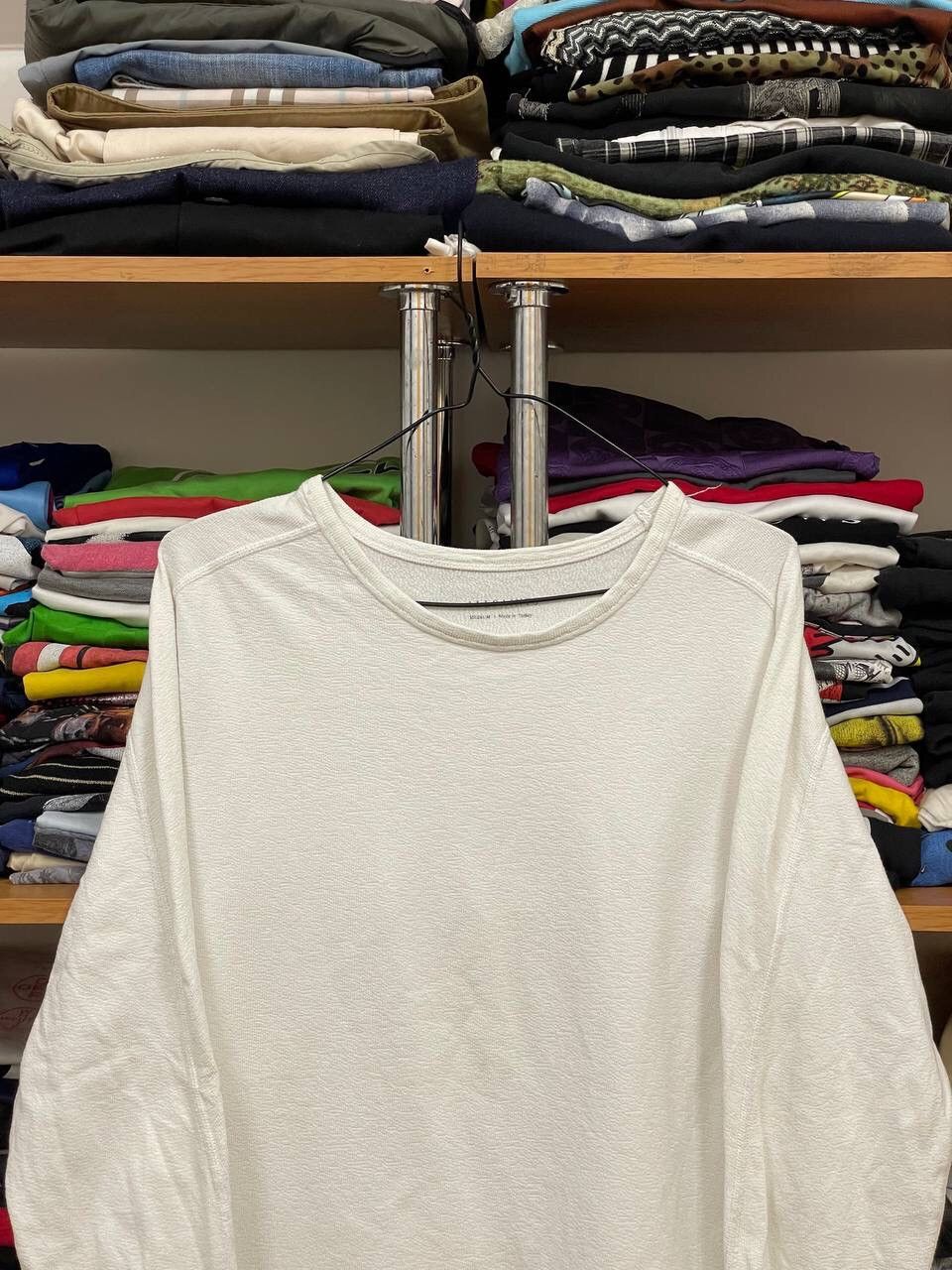 Allsaints AllSaints Muse Ls Crew White Long Sleeve Size US M / EU 48-50 / 2 - 2 Thumbnail