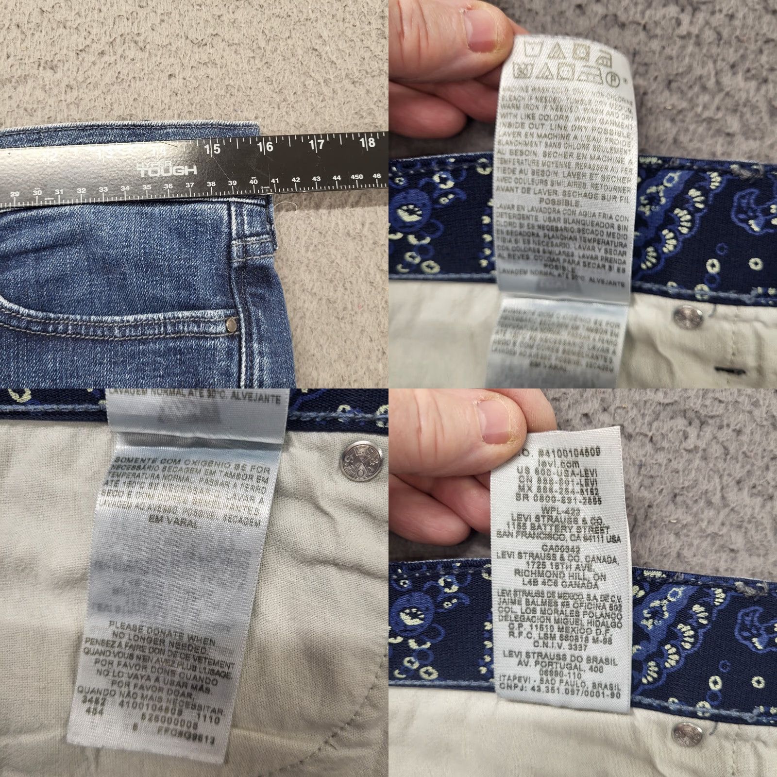 Levi's **Levi's 525 Perfect Waist Blue Women's Size 8 Cotton Denim Jeans** User: Levi's 525 Perfect Waist Blue Women's Size 8 Cotton Denim Jeans Stretch. Size 30" / US 8 / IT 44 - 8 Thumbnail