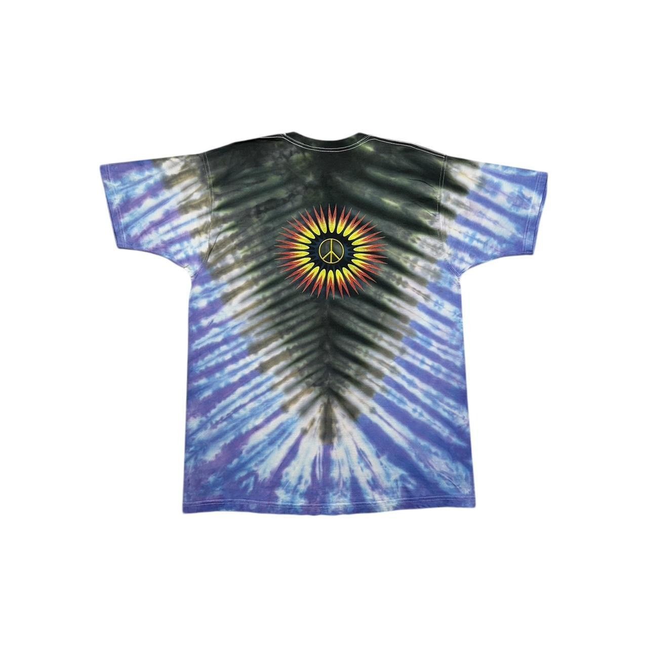 Band Tees × Fruit Of The Loom × Vintage Vintage Janis Joplin Kosmic Blues Tie Dye T-Shirt Size US XL / EU 56 / 4 - 2 Thumbnail