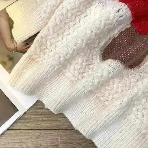 Aran Isles Knitwear × High Sport Harajuku Embroidered Mushroom Loose Knitted Sweaters Size US XL / EU 56 / 4 - 4 Thumbnail