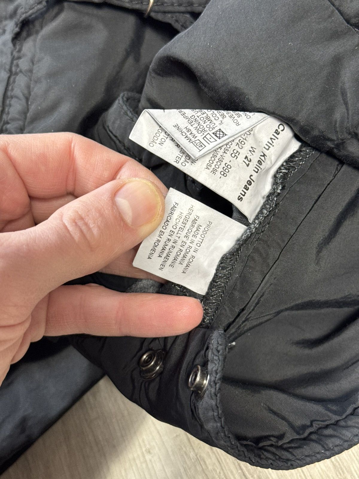 If Six Was Nine Calvin Klein Y2K JAPANESE SKIRT GOTH PUNK RAVE KANYE STYLE Size 27" / US 4 / IT 40 - 10 Thumbnail