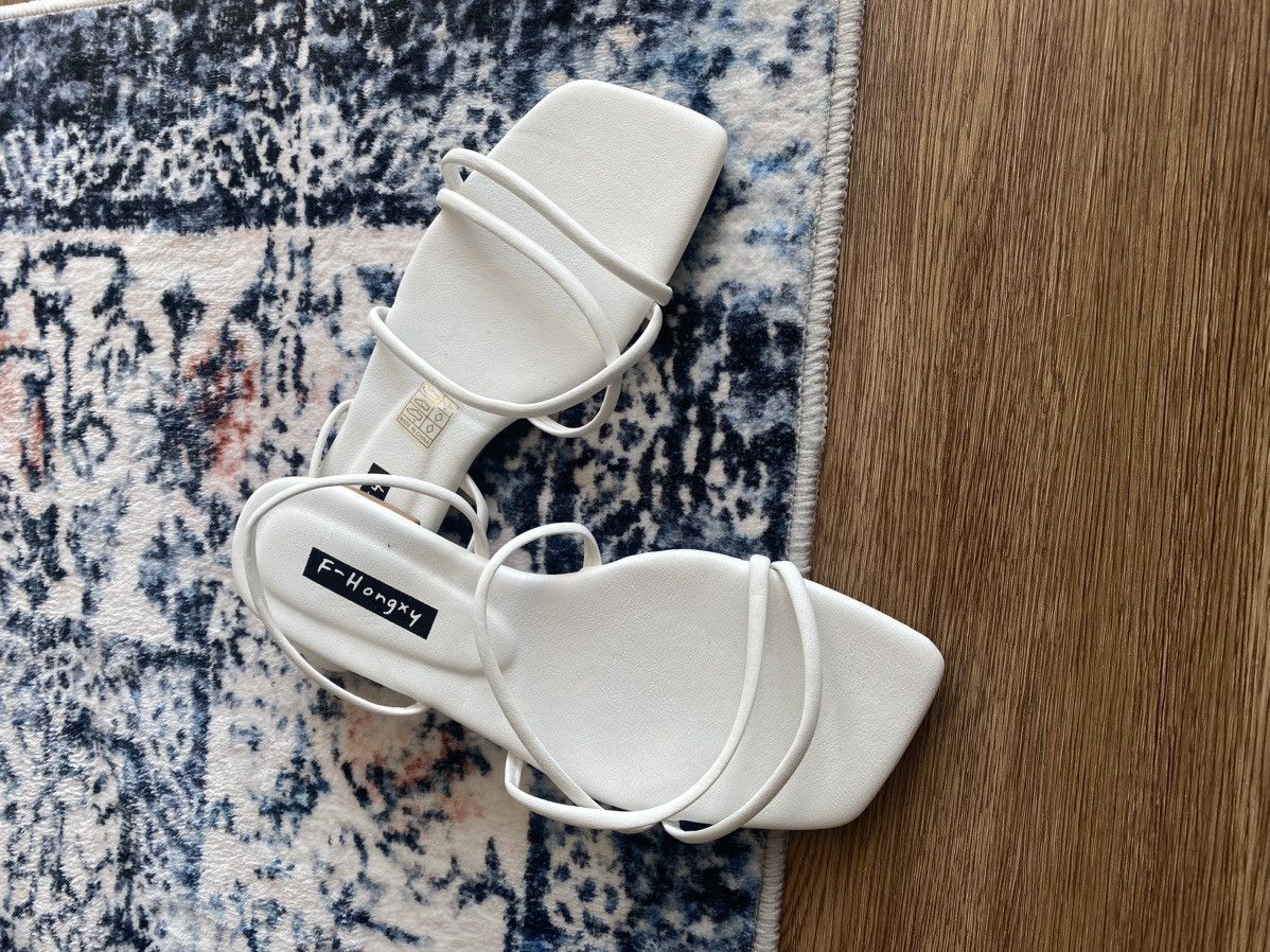 Other F-Hongxy Cream Square Toe Slingba Sandals Womens Size 39 NEW Size US 8 / IT 38 - 2 Thumbnail