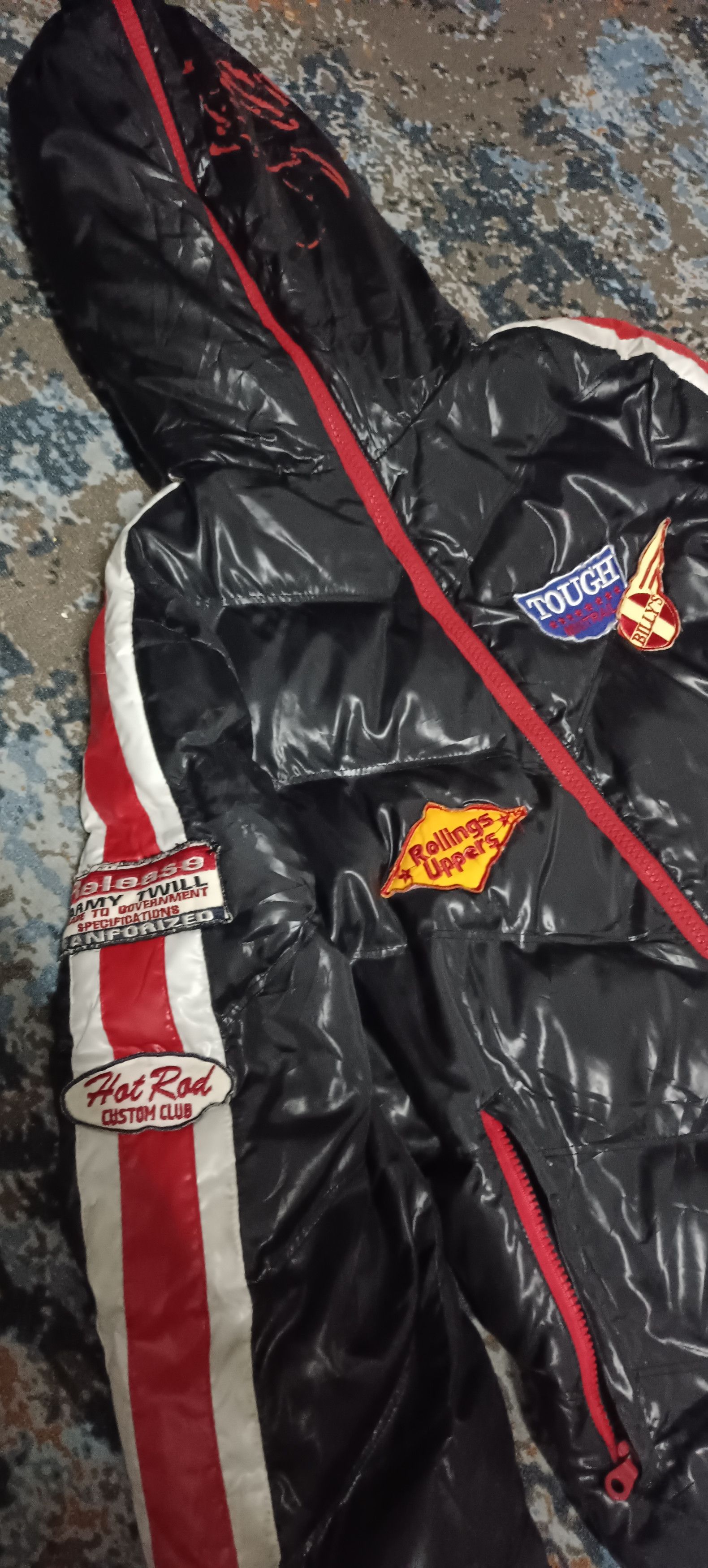 Vintage Down to south Motorcyle hoodie Jacket Size US XL / EU 56 / 4 - 6 Thumbnail