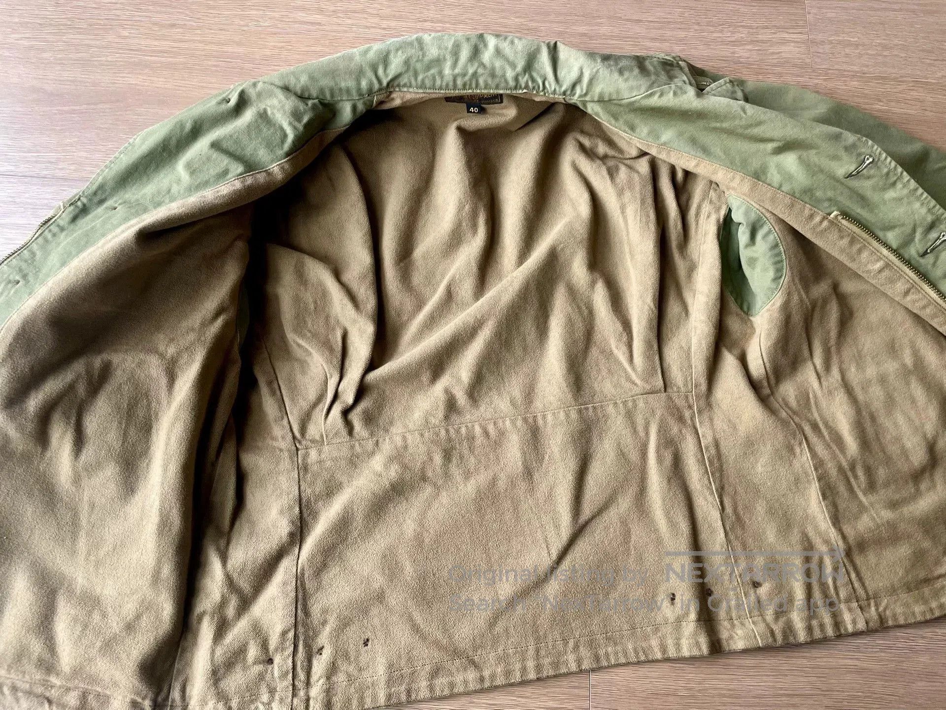 Freewheelers Freewheelers V8 150 MPH CLUB Military Jacket. Size US M / EU 48-50 / 2 - 5 Thumbnail