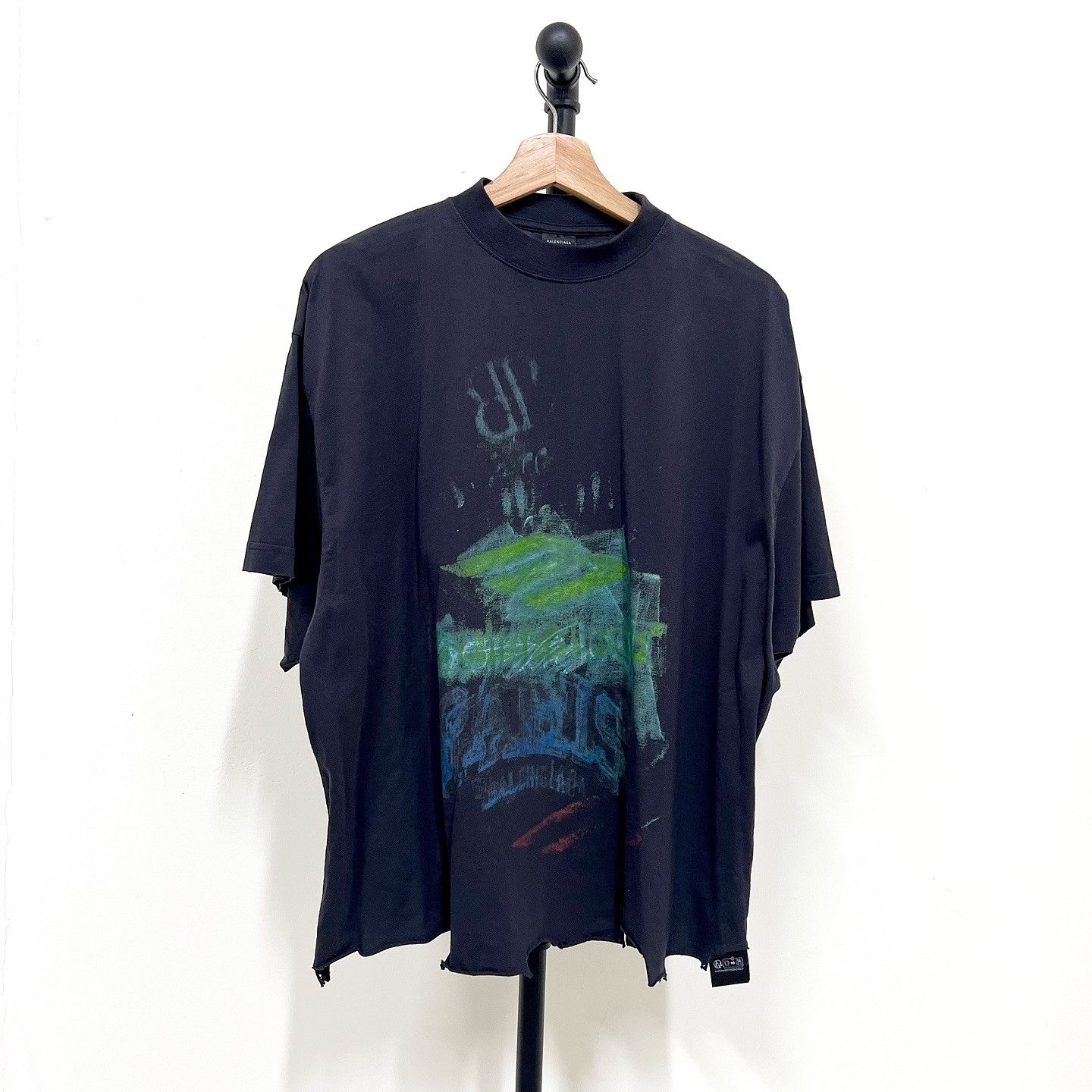 Balenciaga Balenciaga Graphic Print T-Shirt Size S Size US S / EU 44-46 / 1 - 1 Thumbnail