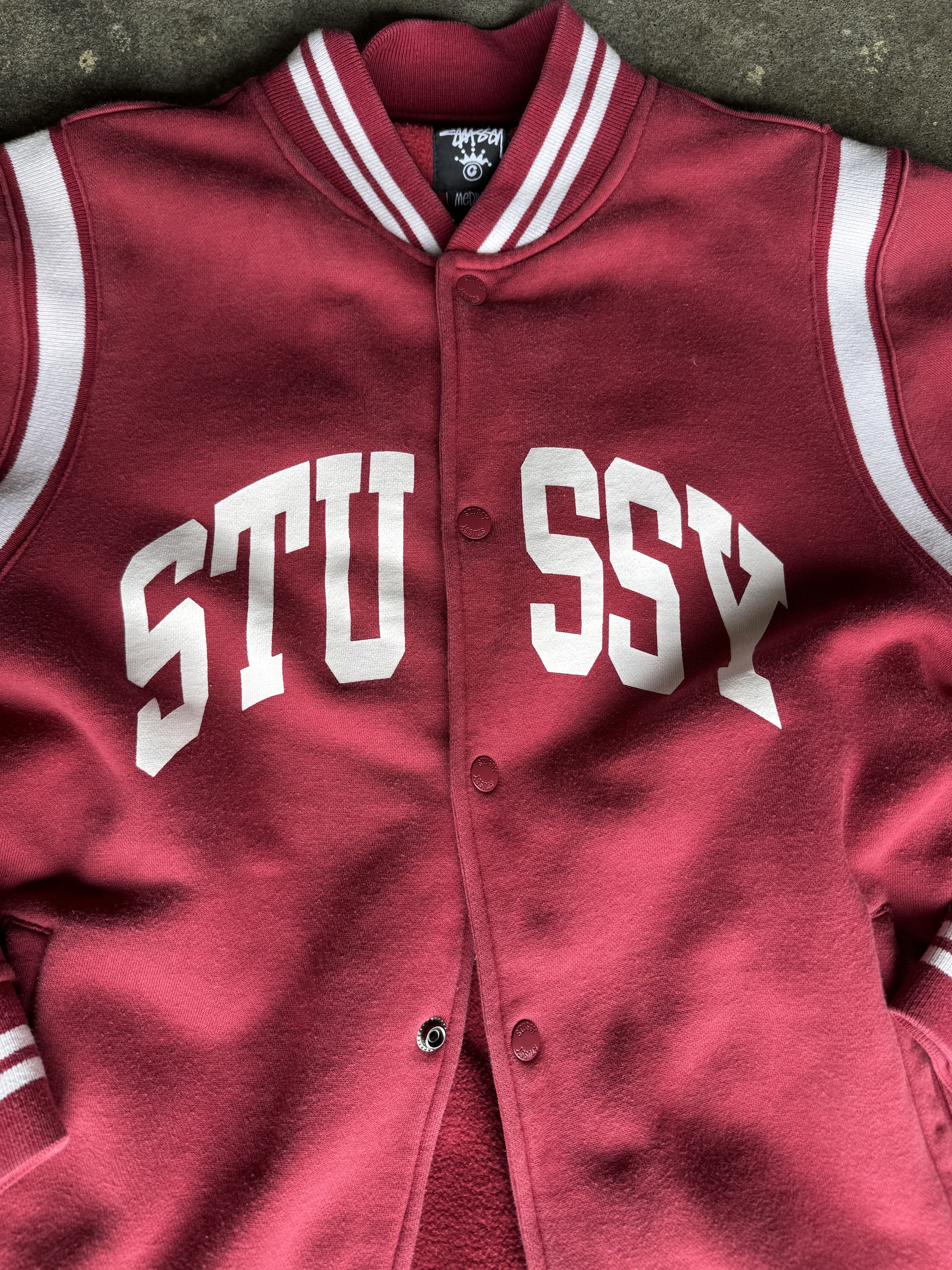 Stussy Stussy College Logo Varsity Jacket Size US M / EU 48-50 / 2 - 2 Thumbnail