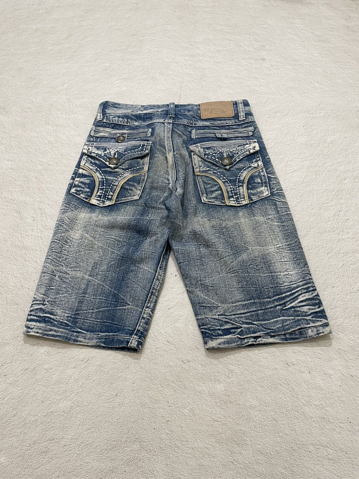 Japanese Brand 2000s Japan Washed Denim Heavy Fade Distressed If6was9 LGB Size US 30 / EU 46 - 7 Thumbnail