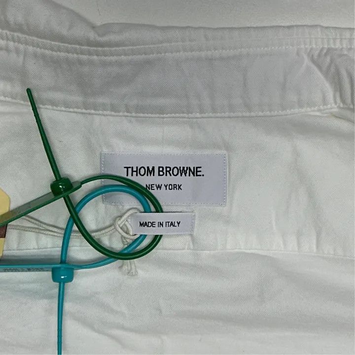 Thom Browne Thom Browne Classic Long Sleeve Shirt with Stripes -2507 Size US M / EU 48-50 / 2 - 7 Thumbnail