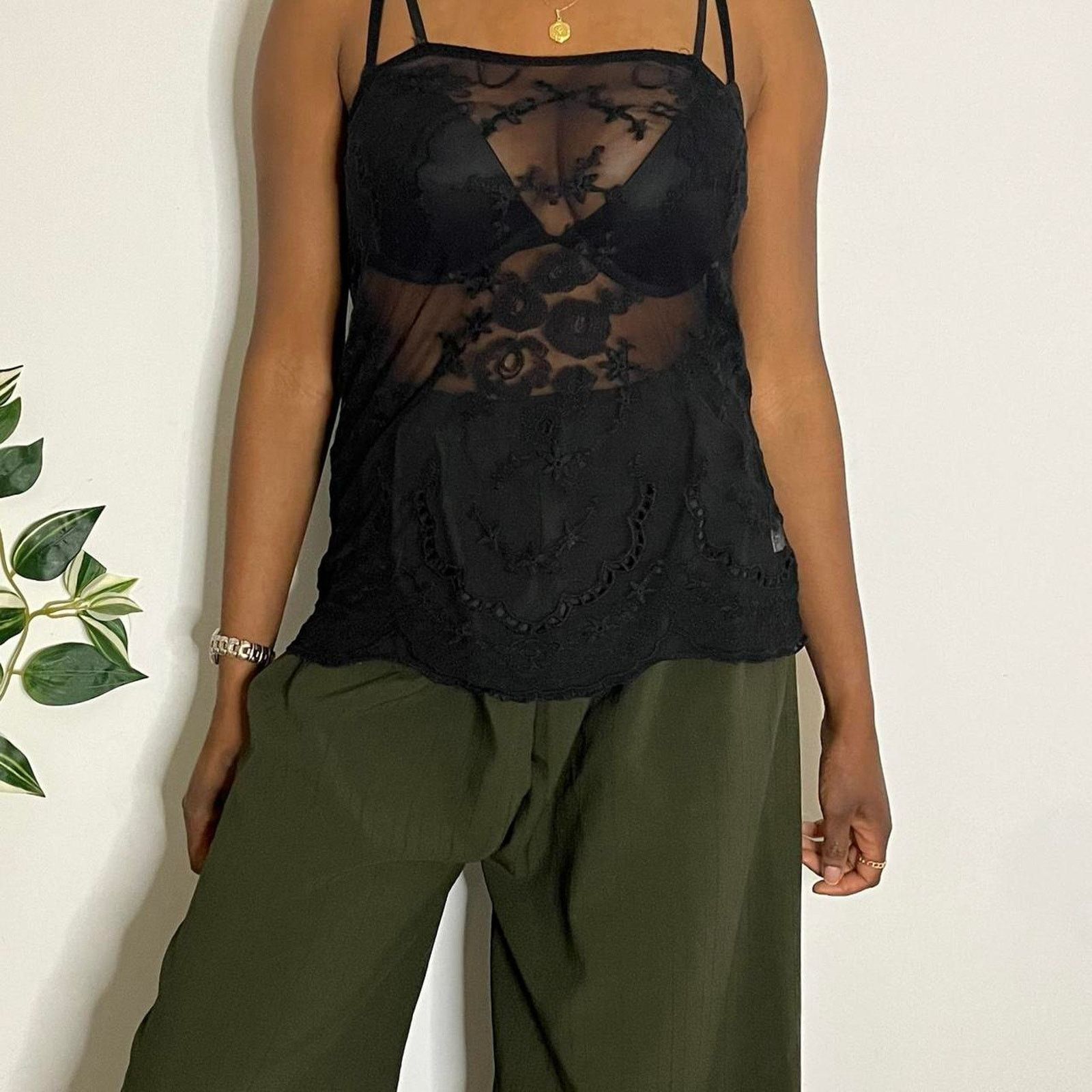 Other Sheer lace tank Size S / US 4 / IT 40 - 1 Thumbnail
