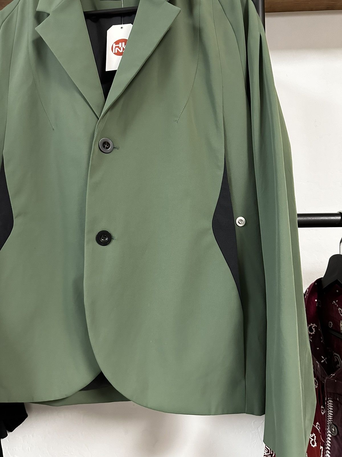 Kiko Kostadinov Kiko Kostadinov Green Harkman Darted Shoulder Blazer Size US L / EU 52-54 / 3 - 4 Thumbnail