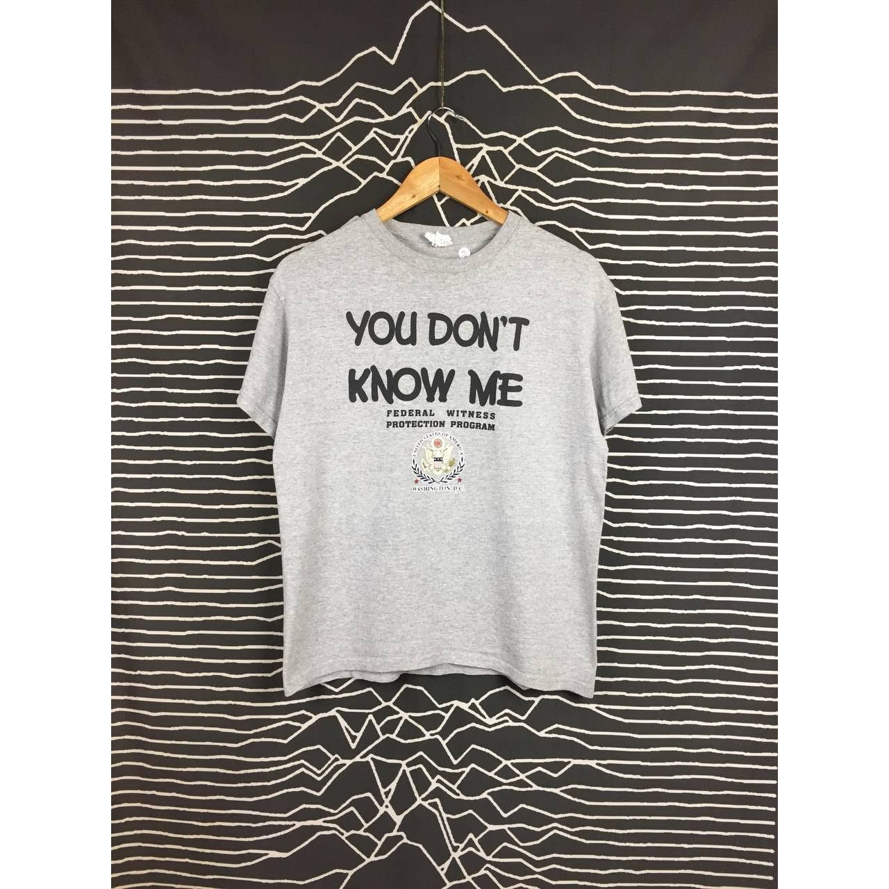 Delta × Vintage Vtg Federal Witness Protection Program You Don't Know Me Tee Size US M / EU 48-50 / 2 - 2 Thumbnail