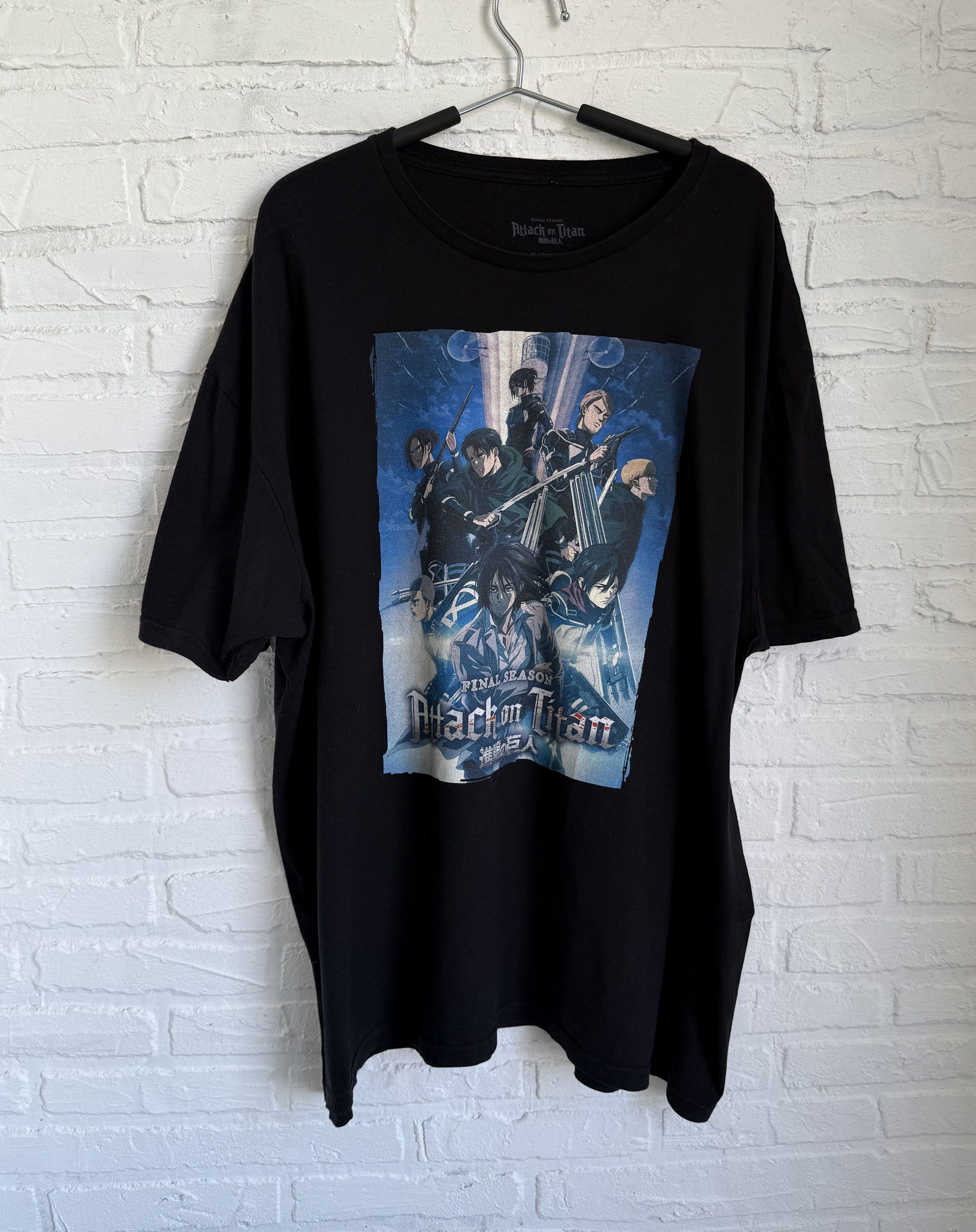 Anime × Cartoon Network × Japanese Brand RARE Attack on Titan aot final season anime manga t-shirt Size US XXL / EU 58 / 5 - 1 Thumbnail