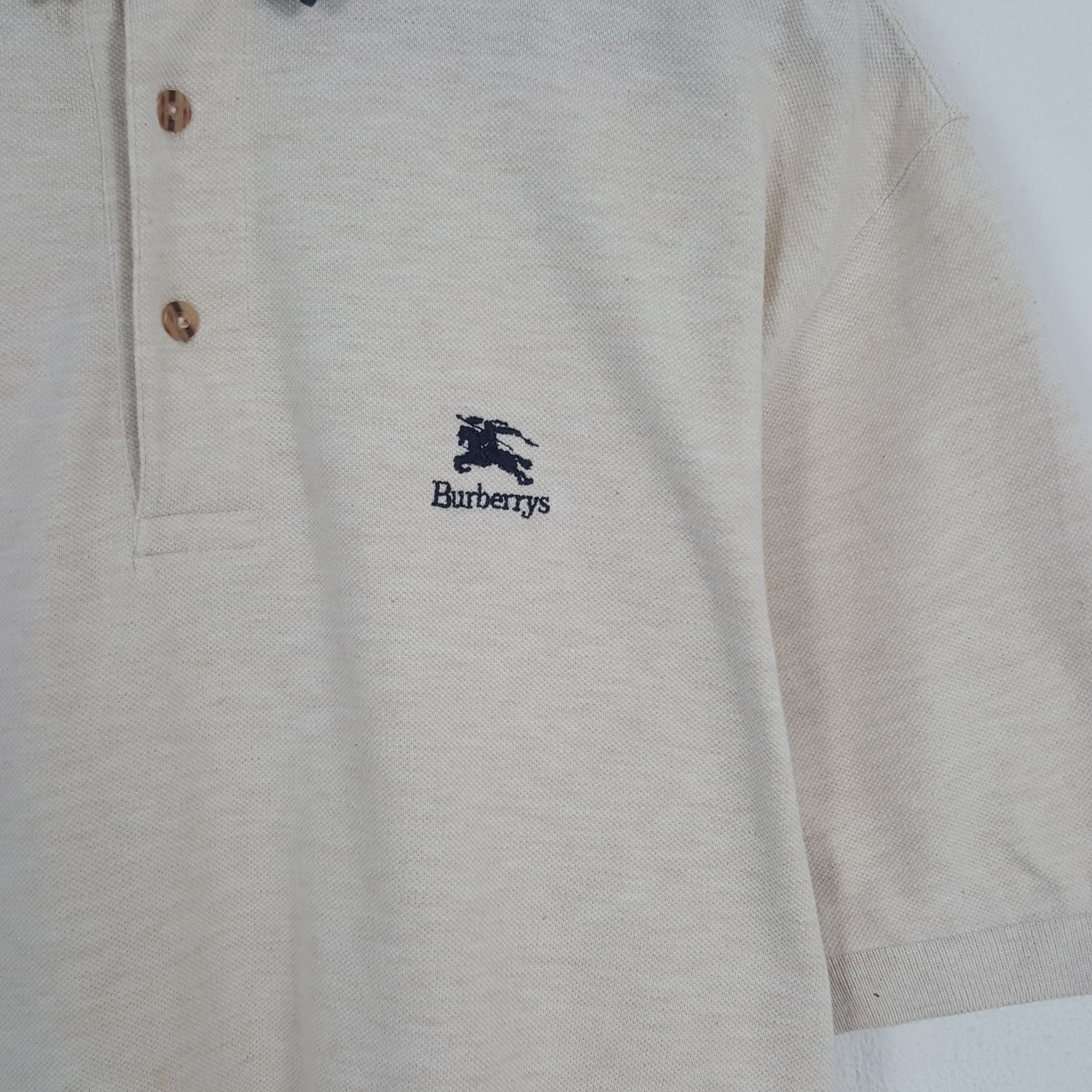 Burberry × Vintage Vintage Burberrys Polos Shirt Size US M / EU 48-50 / 2 - 2 Thumbnail
