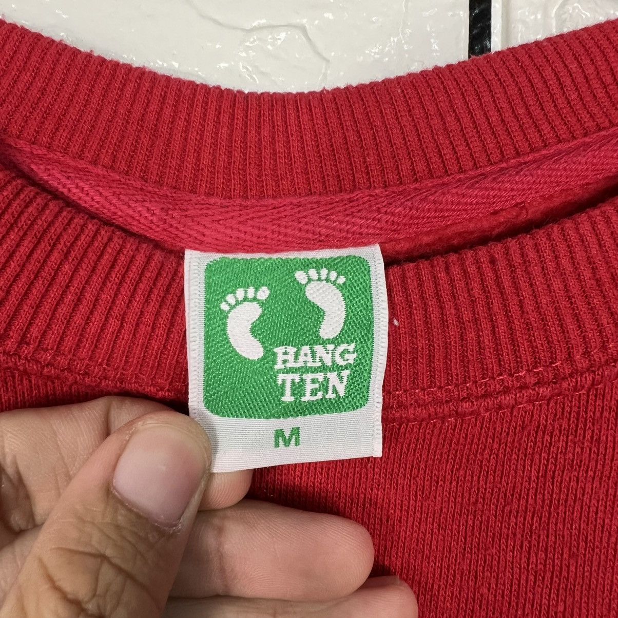 Hang Ten HANG TEN Big Logo Surfing Sweatshirt Crewneck #4042-C184 Size US M / EU 48-50 / 2 - 12 Thumbnail