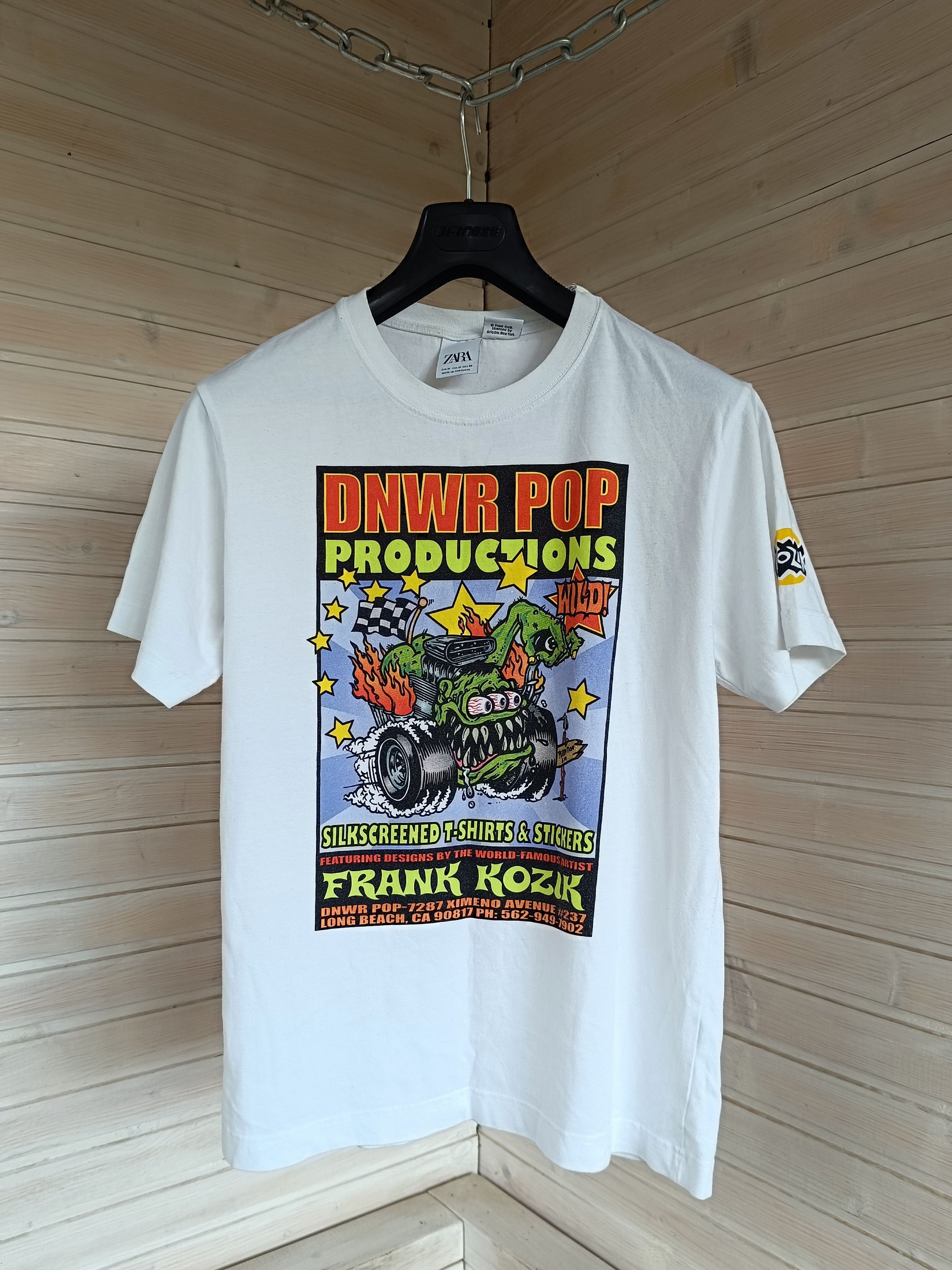 Anime × Zara Frank Kozik Zara Graphic Tee Rock Punk Grunge Hype Size US M / EU 48-50 / 2 - 1 Thumbnail