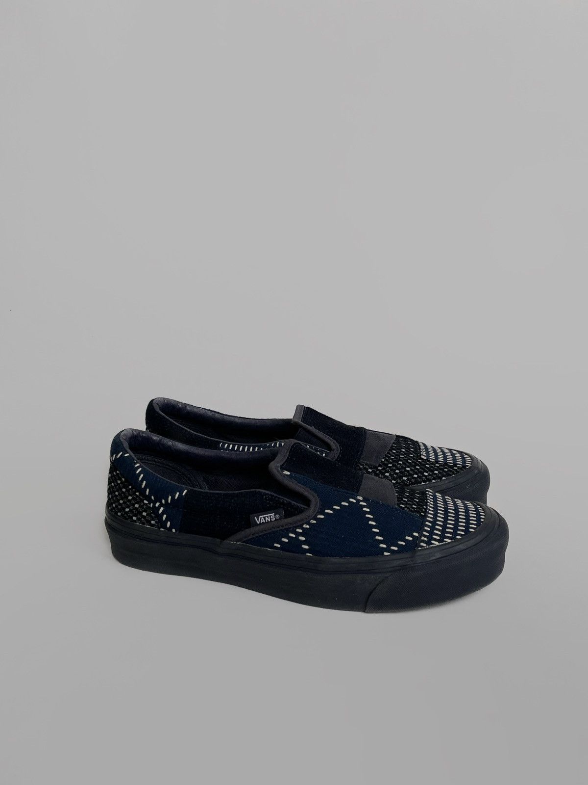 FDMTL × Japanese Brand × Vans Vans FDMTL Sashiko denim Slip one Japanese style Size US 7 / EU 40 - 1 Thumbnail